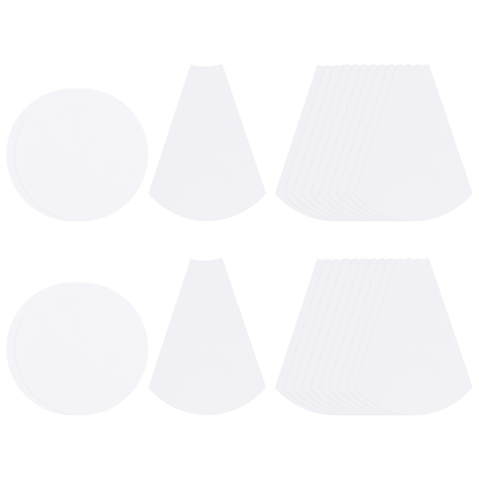 44pcs English Paper Piecing Medium Flower Shapes for Sewing