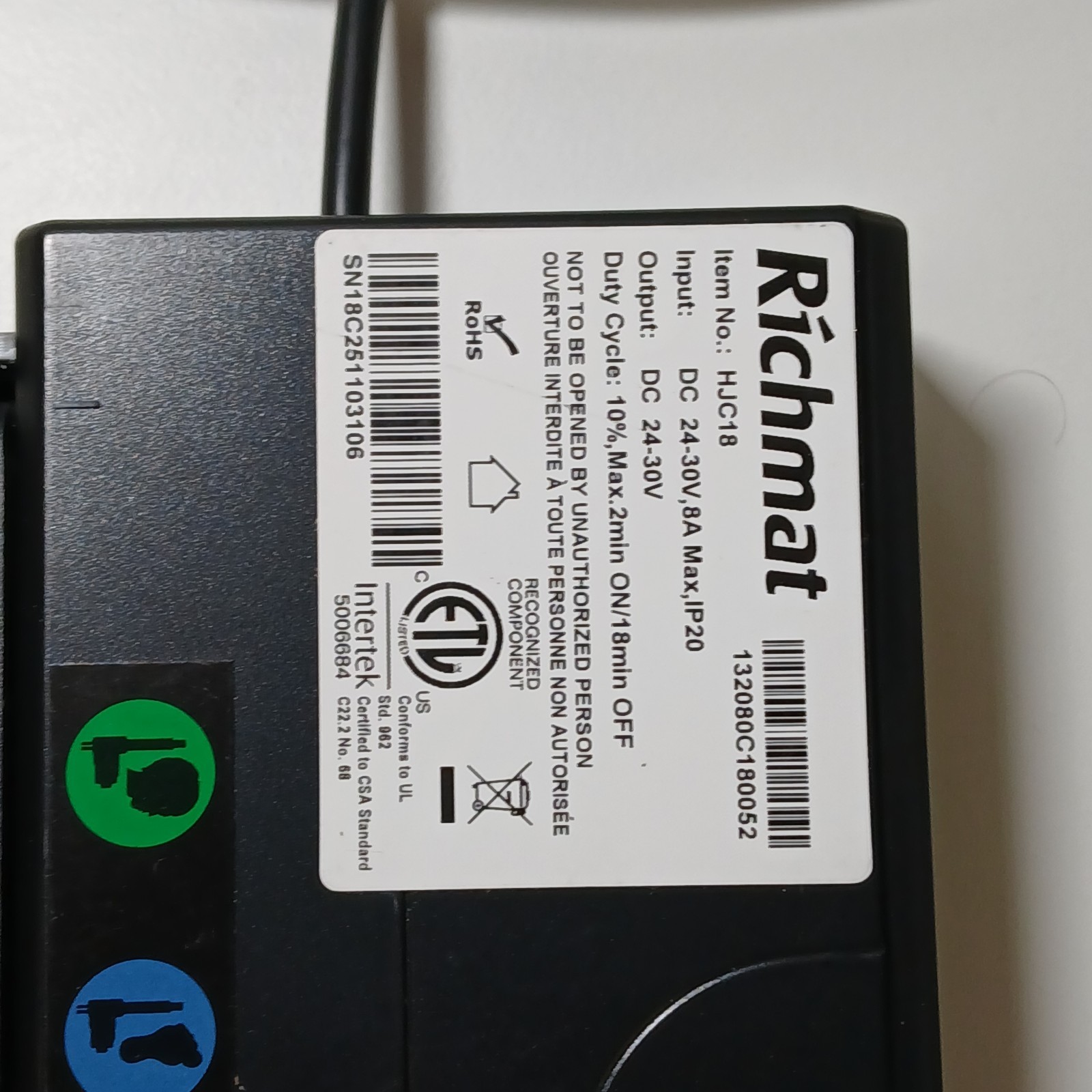 Adjustable Bed Remote for Richmat HJH13D & HJC18 Control Box Replacement