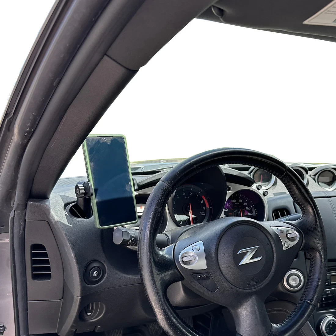Custom phone mount for Nissan 370Z Magsafe or clamp Functional Vent 2009-2027 Z