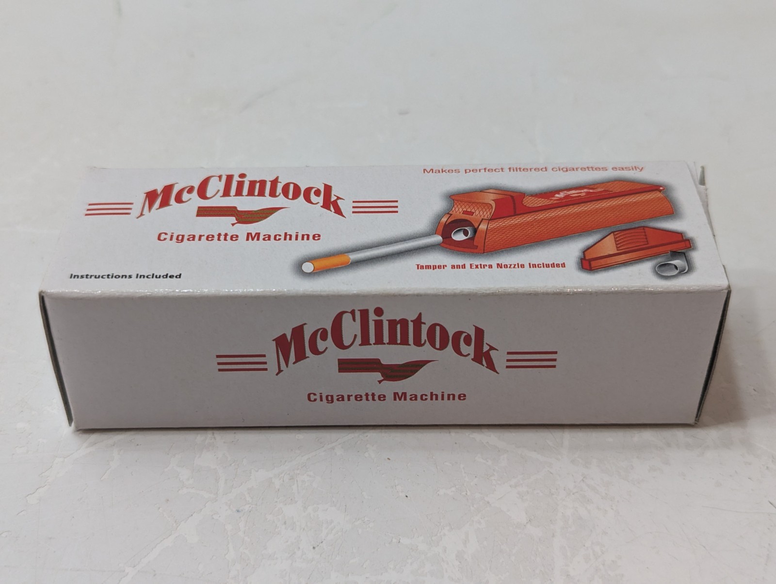 McClintock Cigarette Machine Hand Held Cigarette Maker Tobacco Injector
