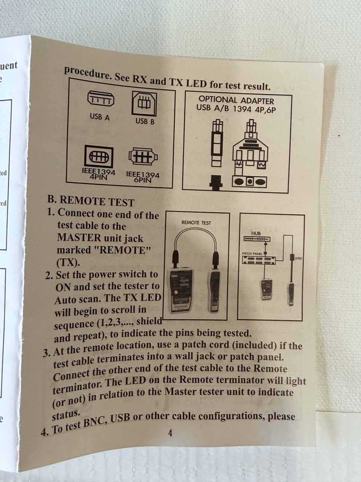 TRENDnet TC-NT2 Network Cable Tester Kit w/Case Manual Tone Generator