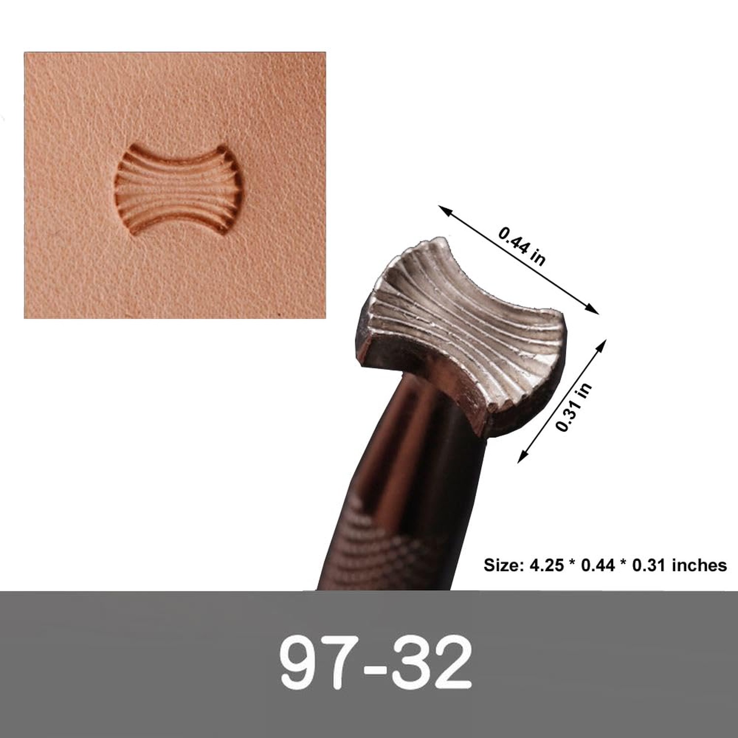 Leather Stamps,2 Pack Professional Leather Stamping Tools for Craft Working(9...