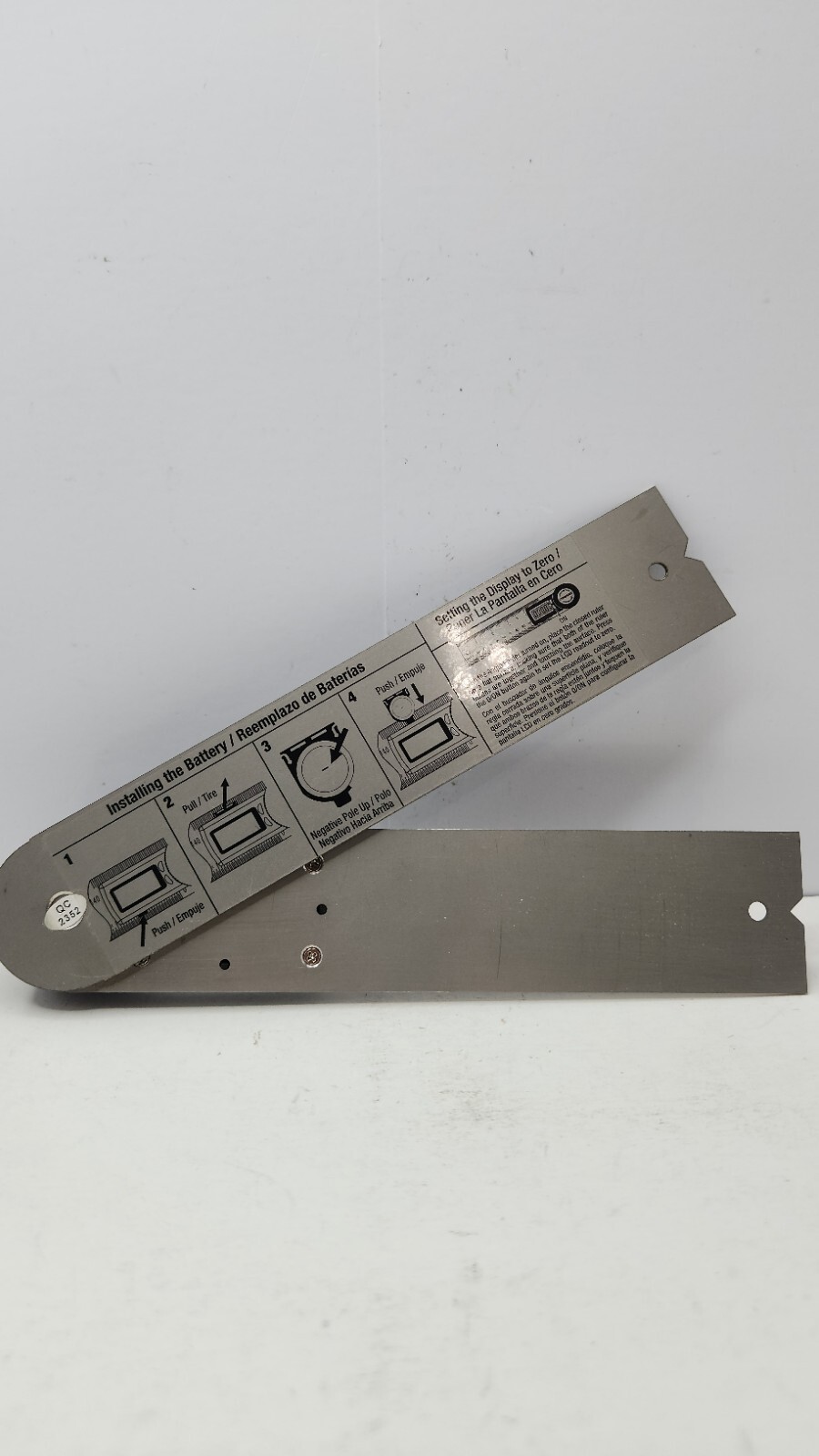 HUSKY DIGITAL 5" METAL ANGLE FINDER 822H