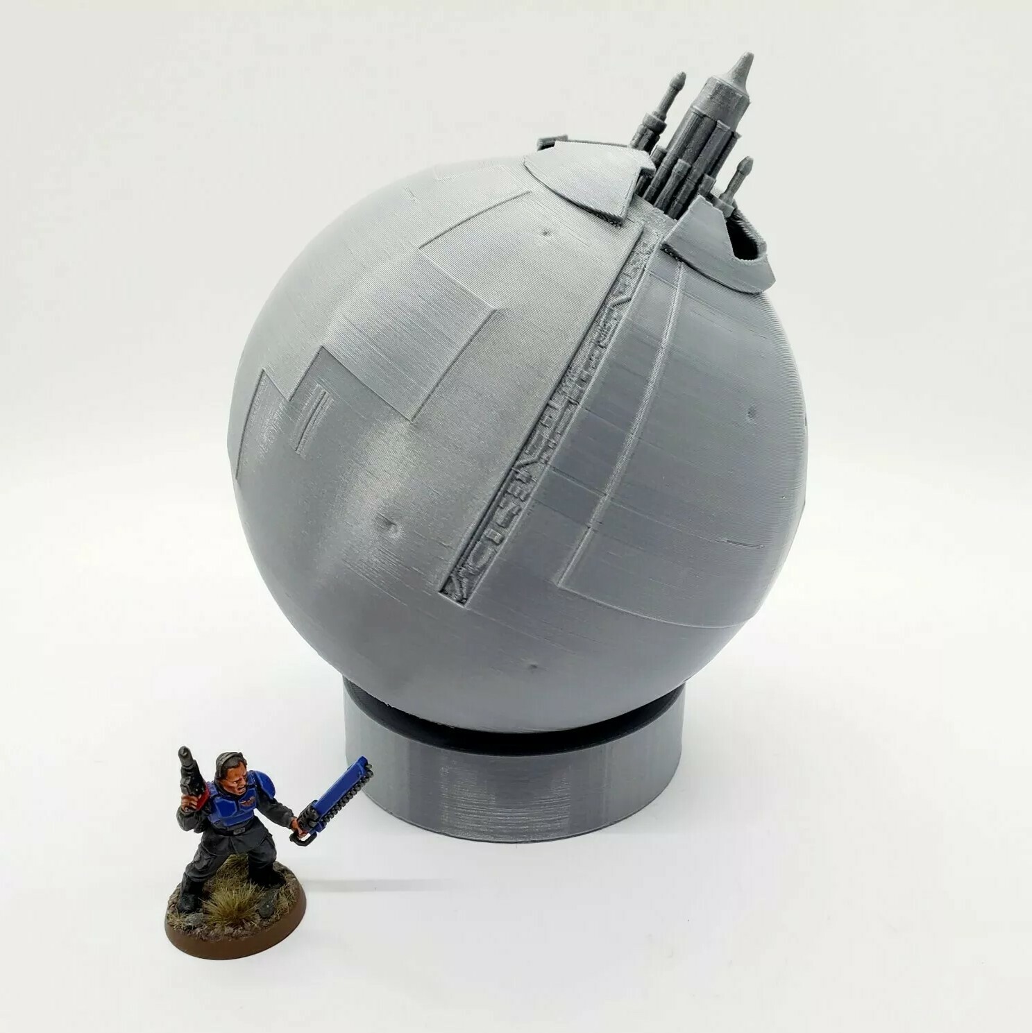 3d Printed SciFi Terrain Large Hoth Ion Cannon Great For Tabletop Wargames