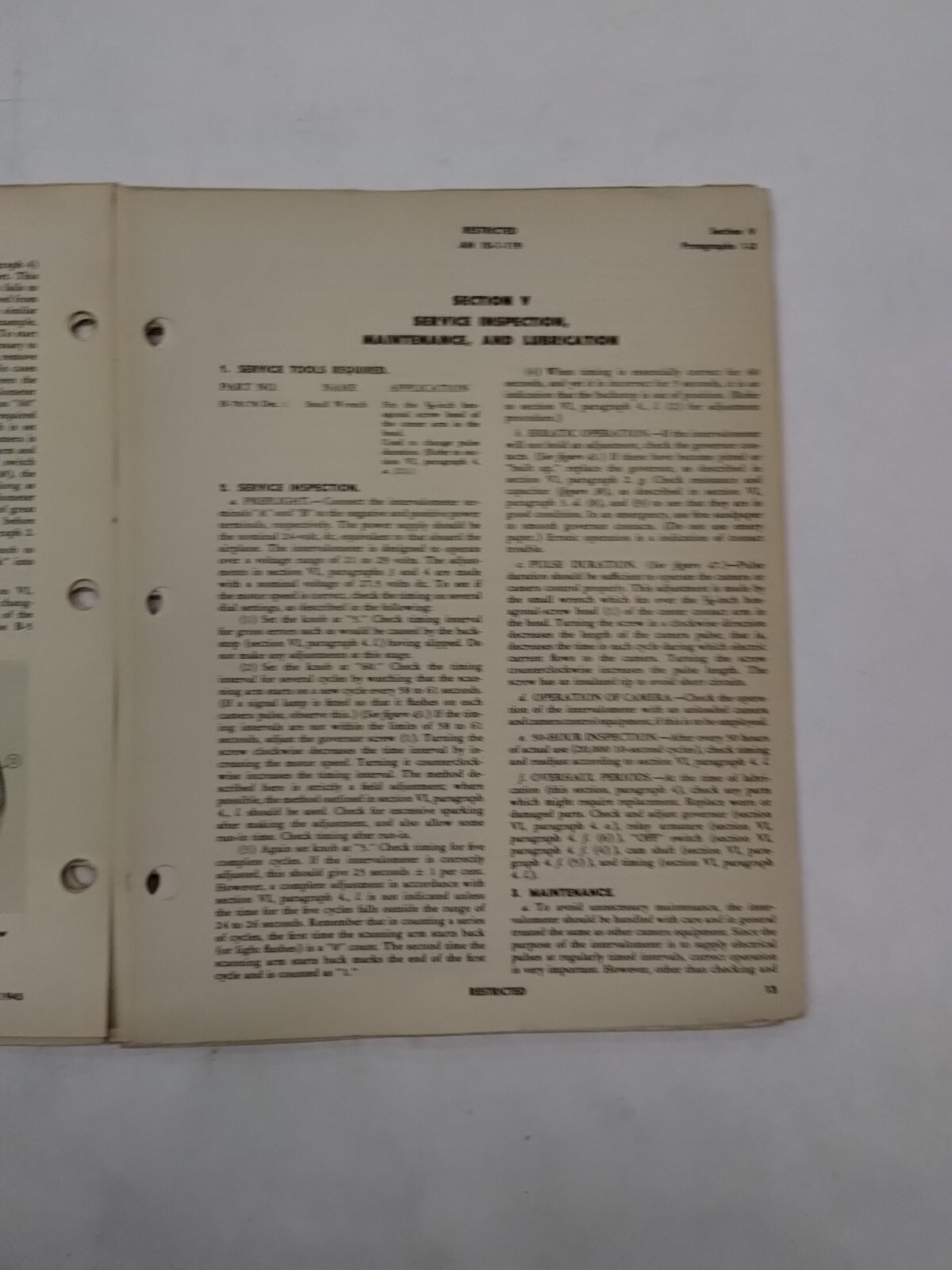 Automatic Electric Co. Intervalometer Type B-5 Handbook of Instructions/Parts
