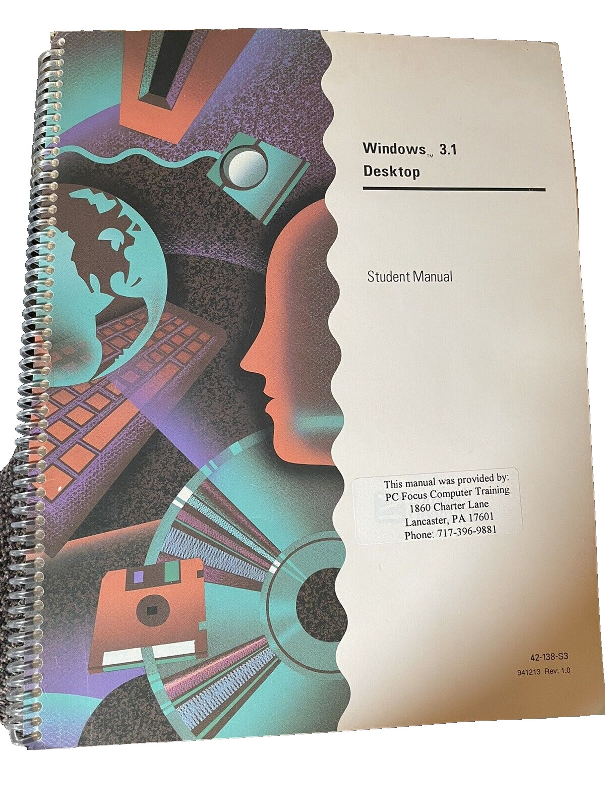 Windows 3.1 Desktop Student Manual Software Disk 1993 Logical Operations PC