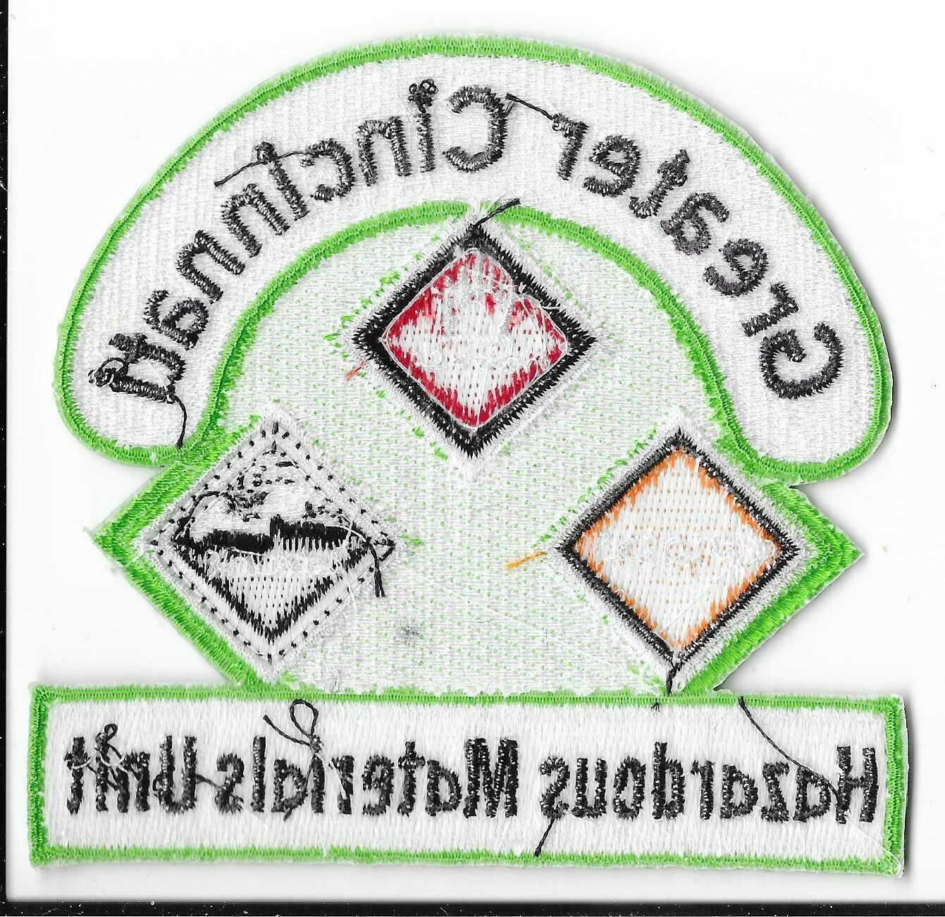 Greater Cincinnati Hazardous Materials Unit Fire, Ohio Shoulder Patch V1