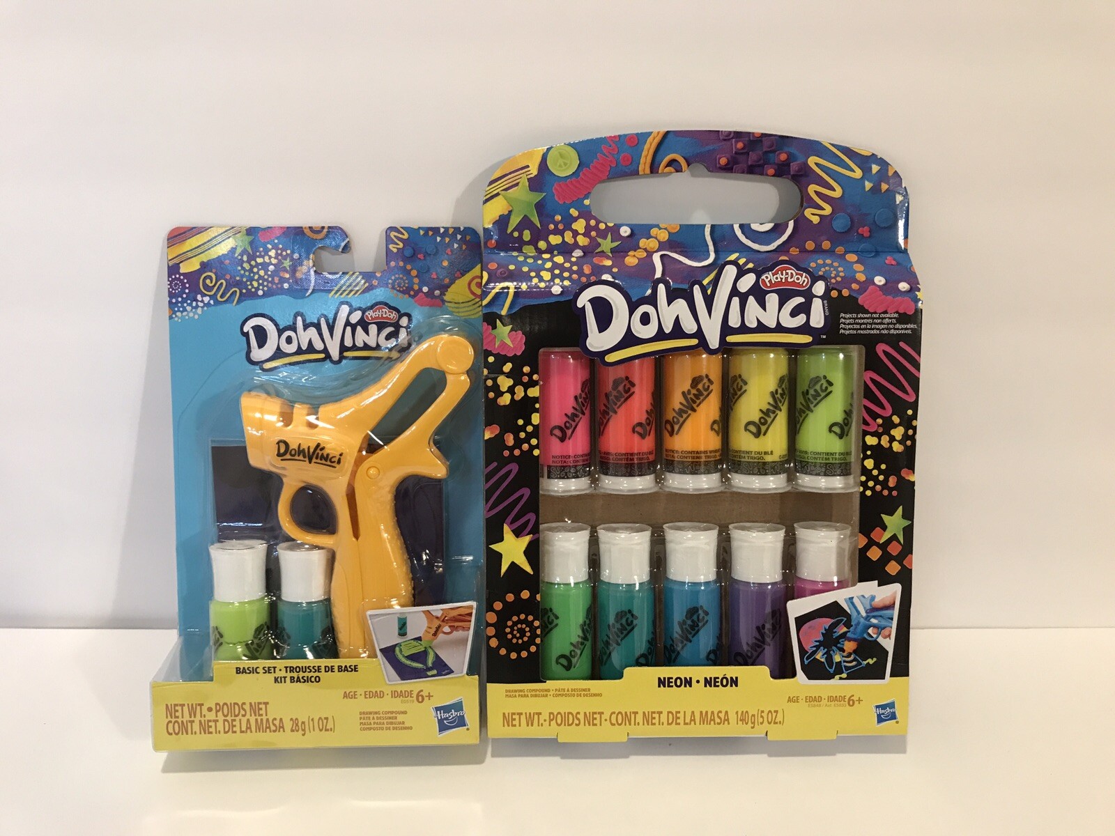Play-doh Art Kit DohVinci Essential PLUS Drawing Tool Neon Hasbro New Sealed