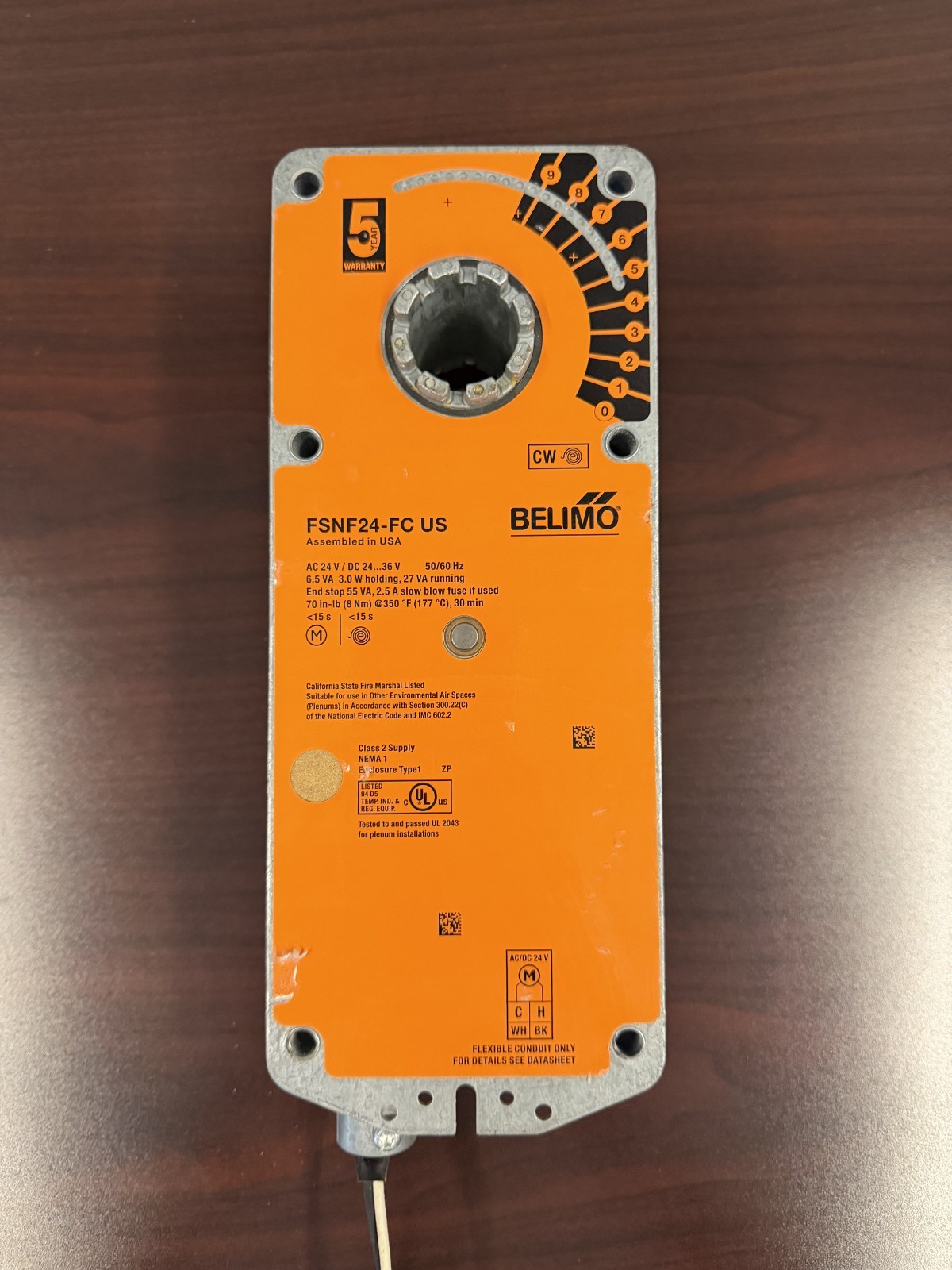 Belimo Damper Actuator FSNF24-FC US