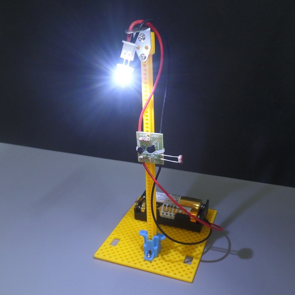 Light Sensitive Night Light Kit for to Build and Learn Basic Electronics