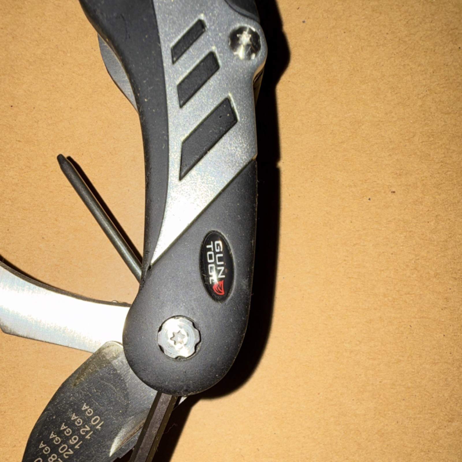 Real Avid Gun Tool Multi-Tool Gun Smithing Tool Kit Black Silver Metal Plastic