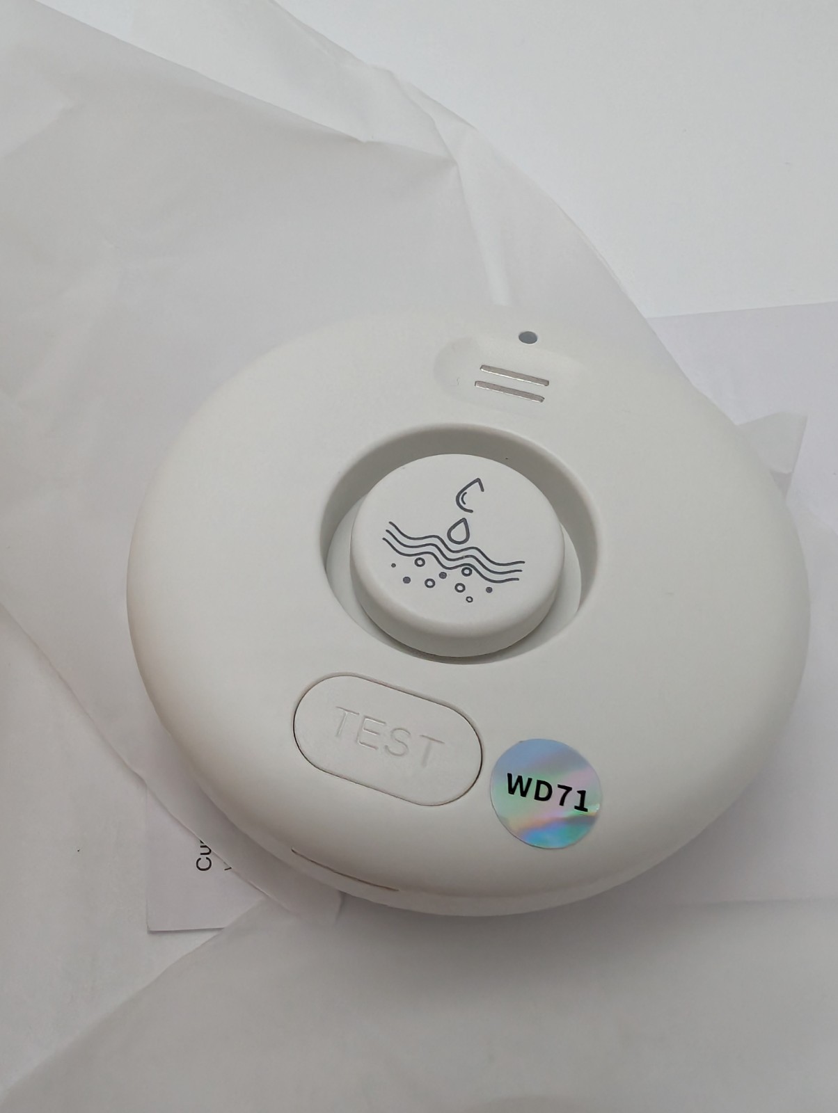 FANSITC WiFi Water Leak Detectors 5 Pack 120dB Sensor Wireless White Open Box