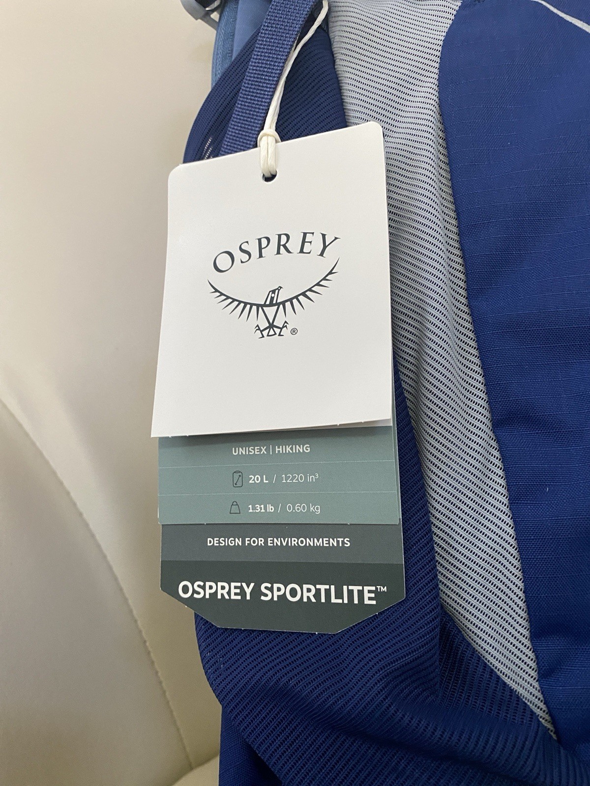 New with tag Osprey Sportlite hiking backpack size 20L