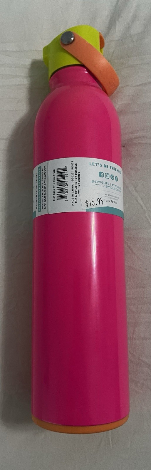 Swig Life 26 oz Insulated Flip & Sip Bottle - Please Read Description