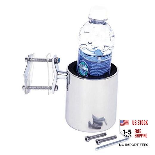 GFCUPUNV Universal Stainless Steel Motorcycle Cup Holder