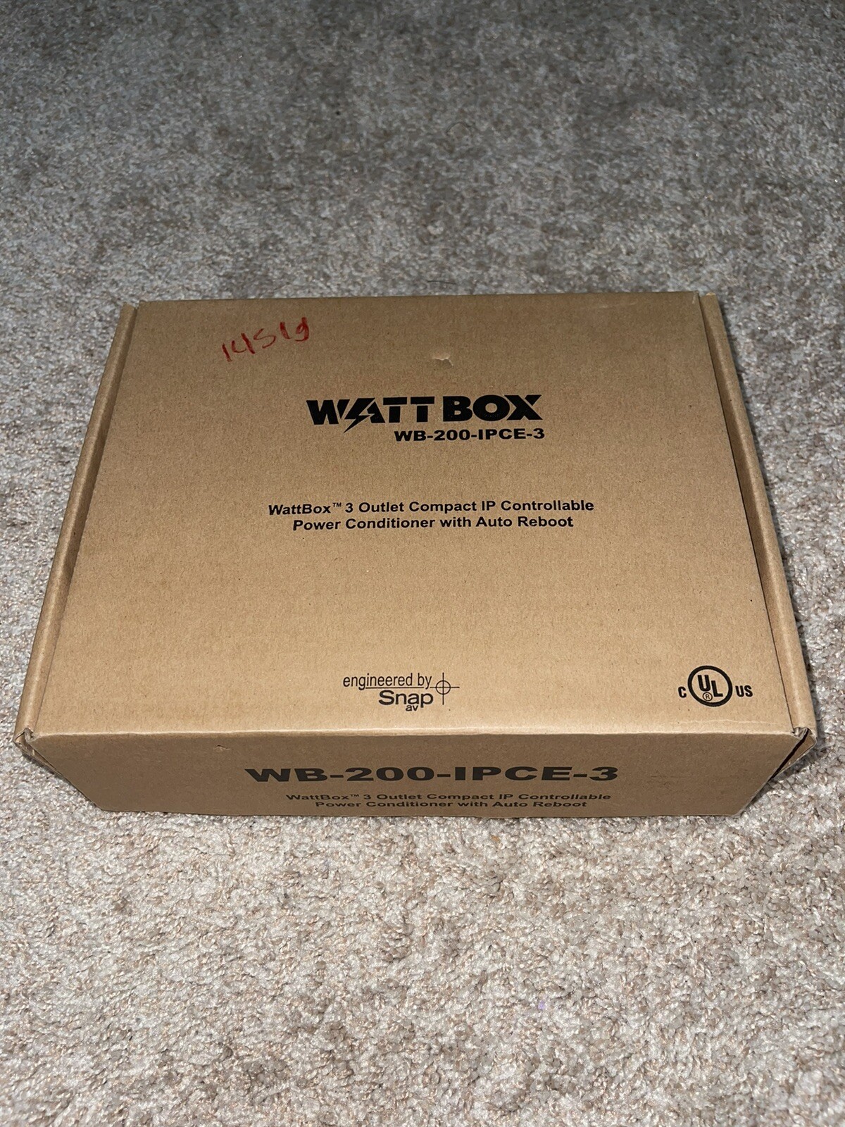 Wattbox wb-200-ipce-3 3Outlet IP Controllable Power Conditioner