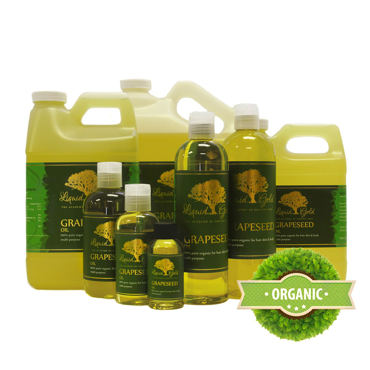 12 oz Premium Grapeseed Oil Pure Organic Fresh Best Quality Skin Care