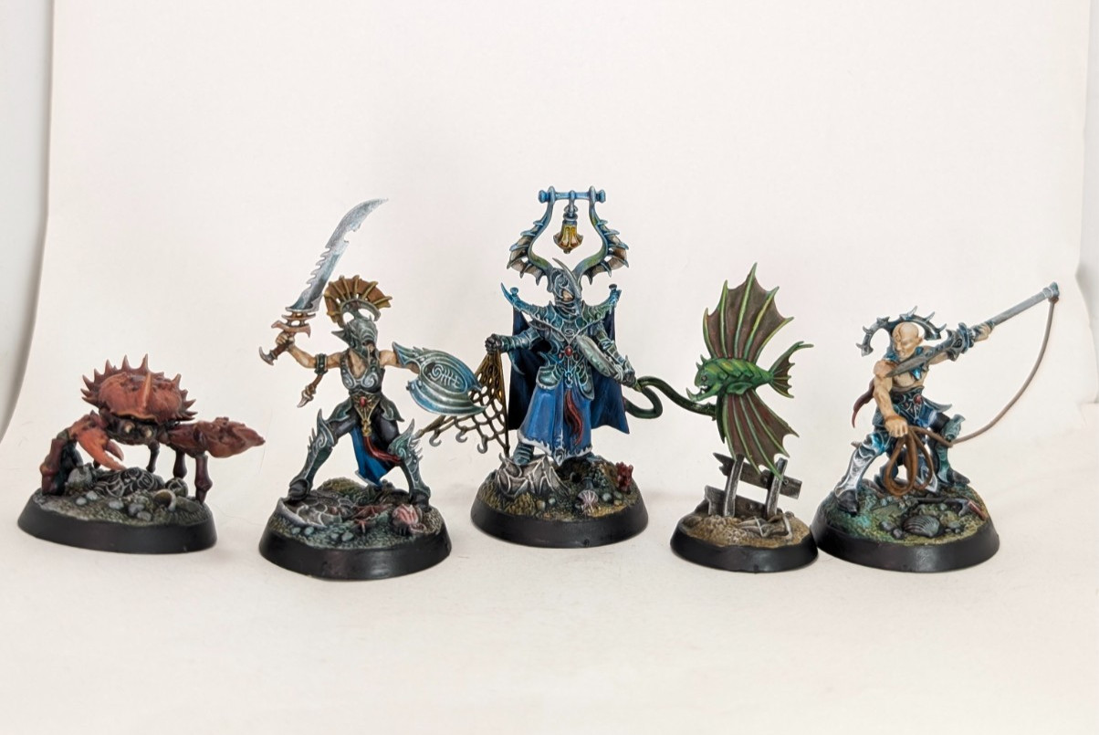Warhammer Underworlds: Elathain’s Soulraid - Painted - Idoneth Deepkin