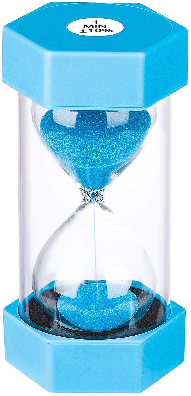 Hourglass Timer Sand Clock 2 Minute： Colorful Sand Timer 2 Minute, Small Gree...