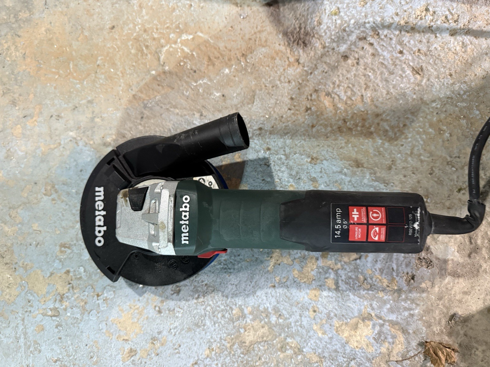 Metabo 603829620 5” Grinder Set