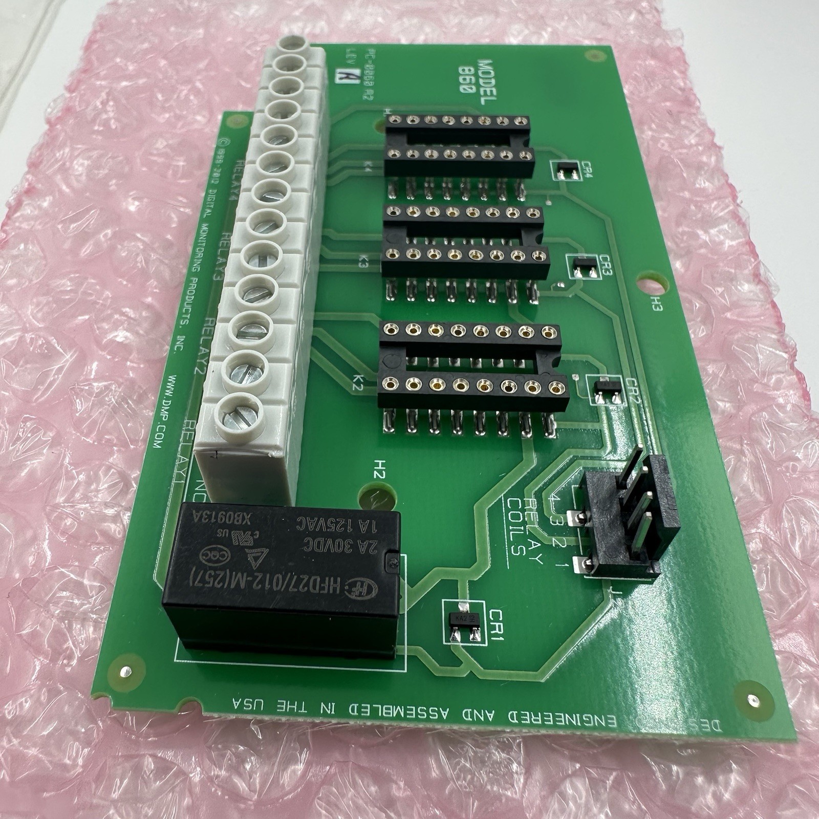 DMP 860 Relay Module Alarm Output Board w/ Hardware HPK.860 New Open Pkg