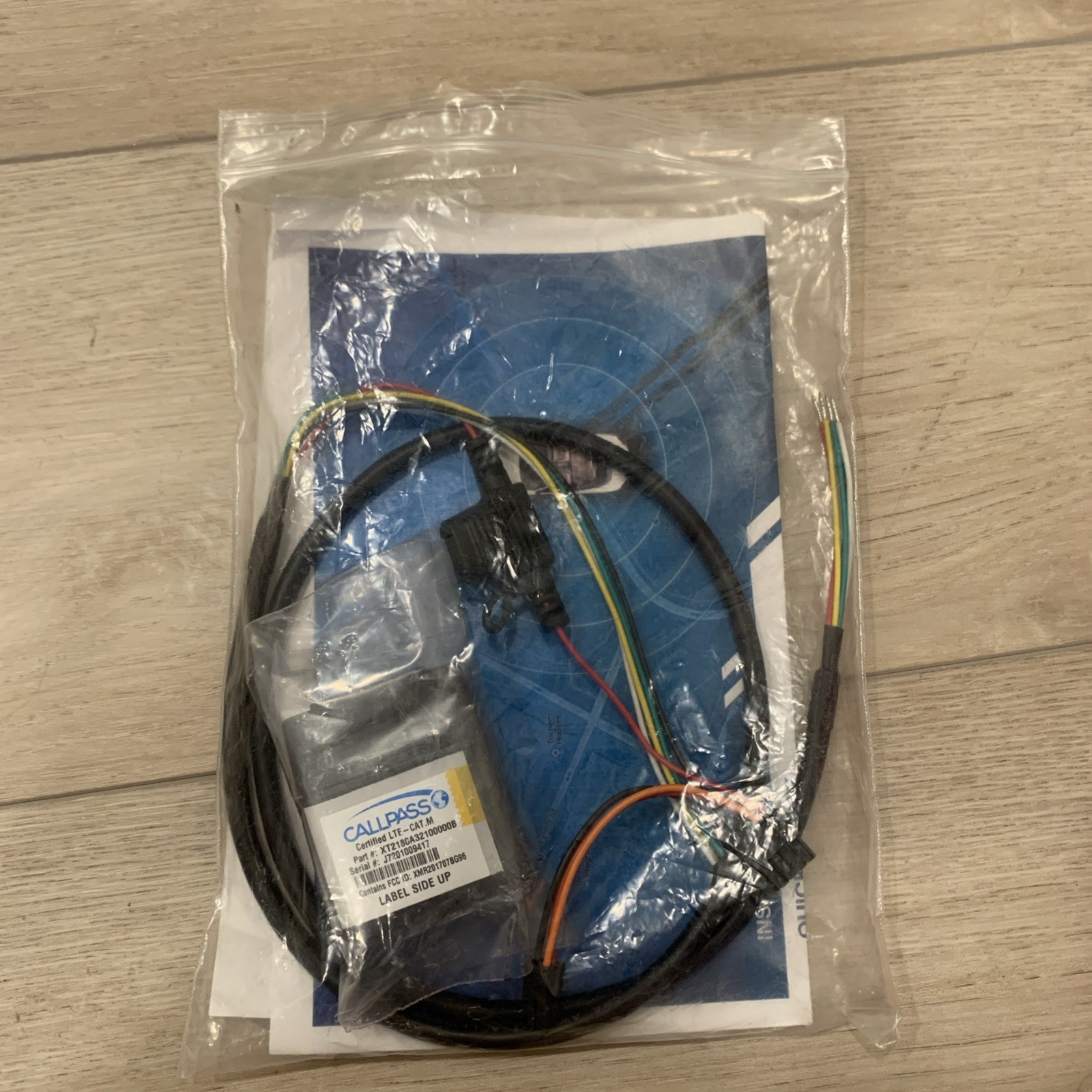 CallPass Quick Device GPS Vehicle Tracker with Original Wiring Harness NOS