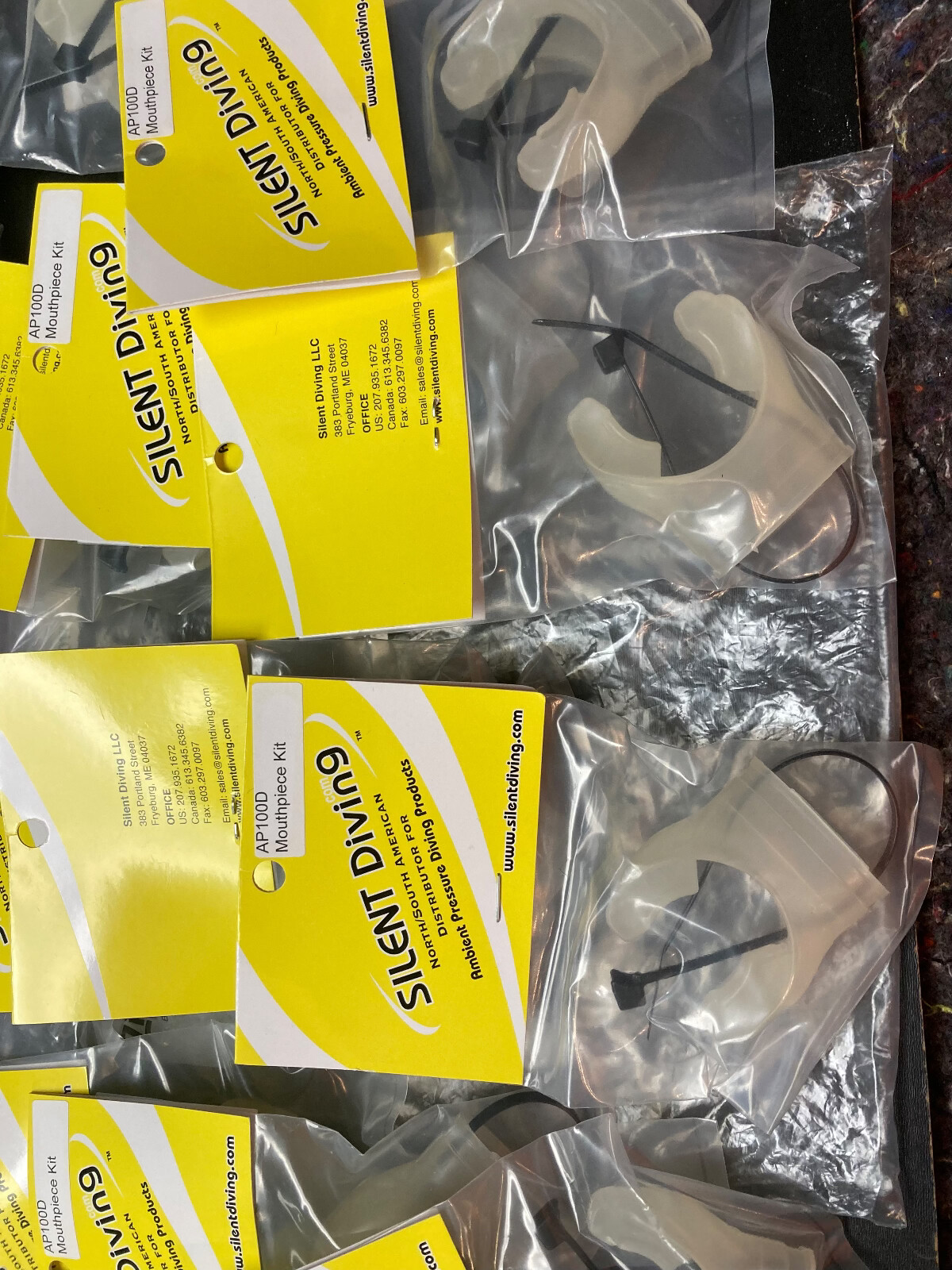 Silent Diving/AP AP100D - Mouthpiece Bite (AP16) and Ty-rap (AP21)