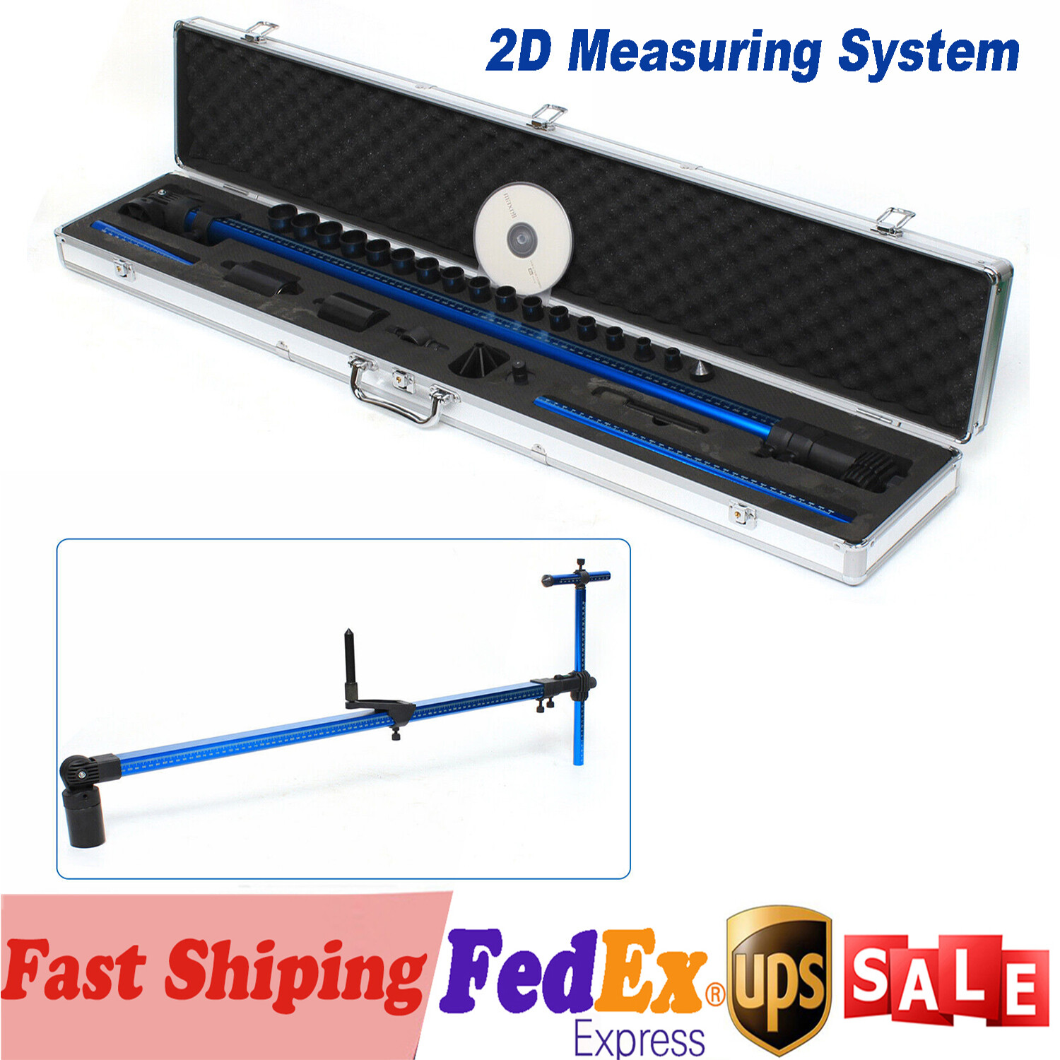 2023 NEW 2D Measuring System Auto Body Frame Machine Tram Gauge Perfect Solution