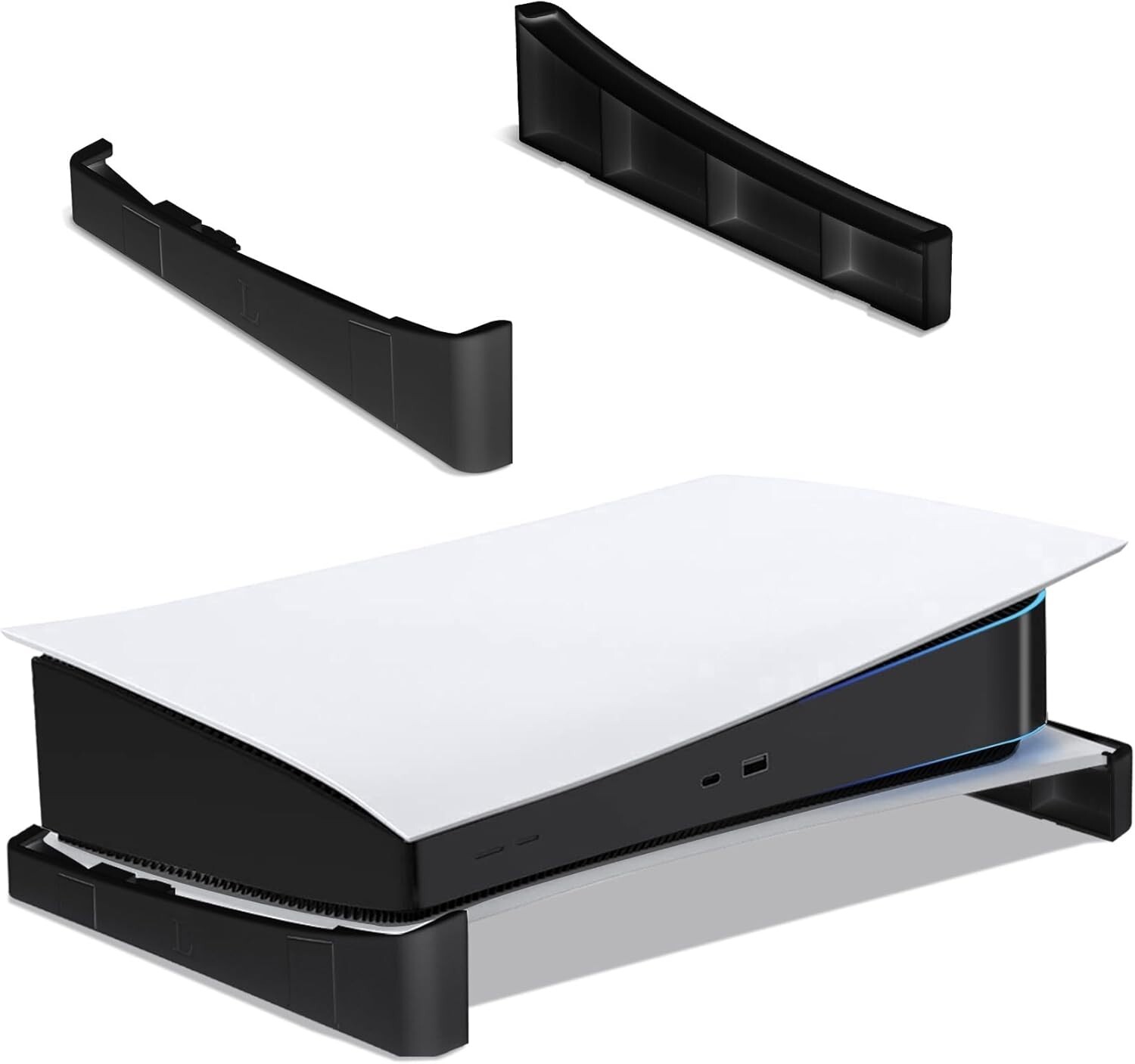 Deluxe PS5 Horizontal Stand: Stylish Base Support for Disc & Digital Editions