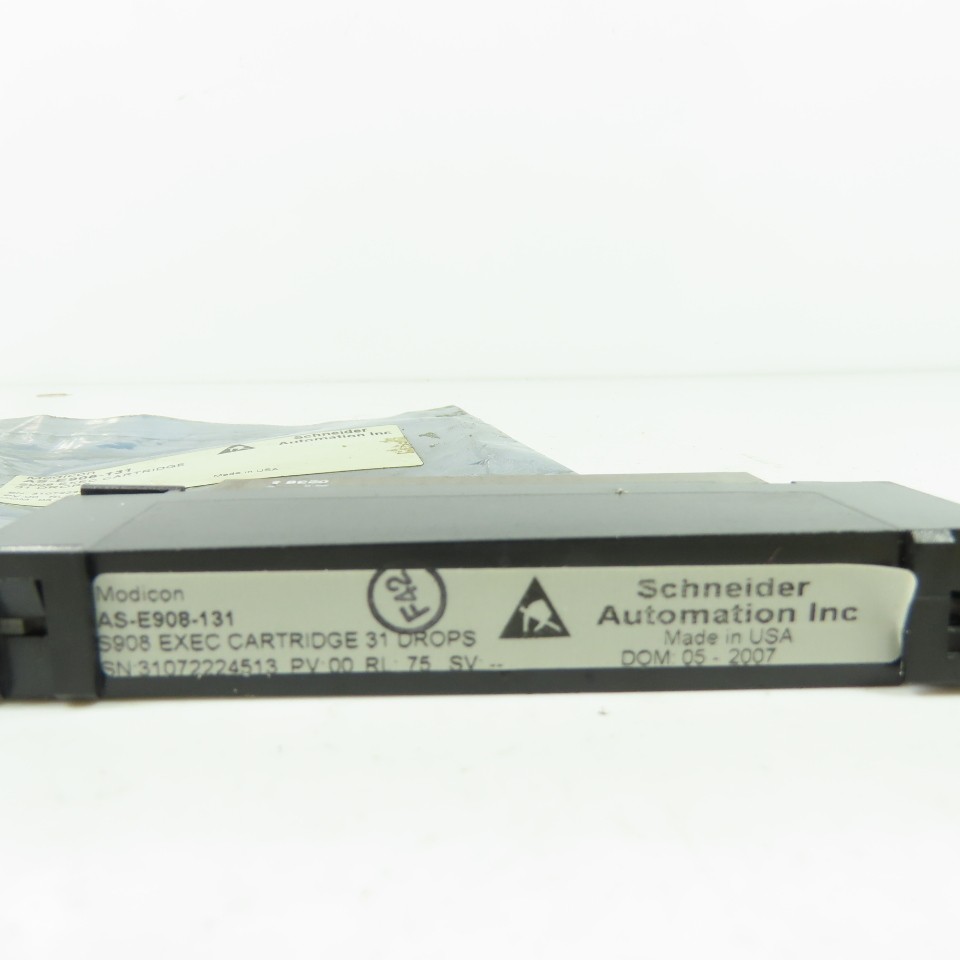 Schneider Modicon AS-E908-131 S908 Exec Cartridge 31 Drops Memory Module