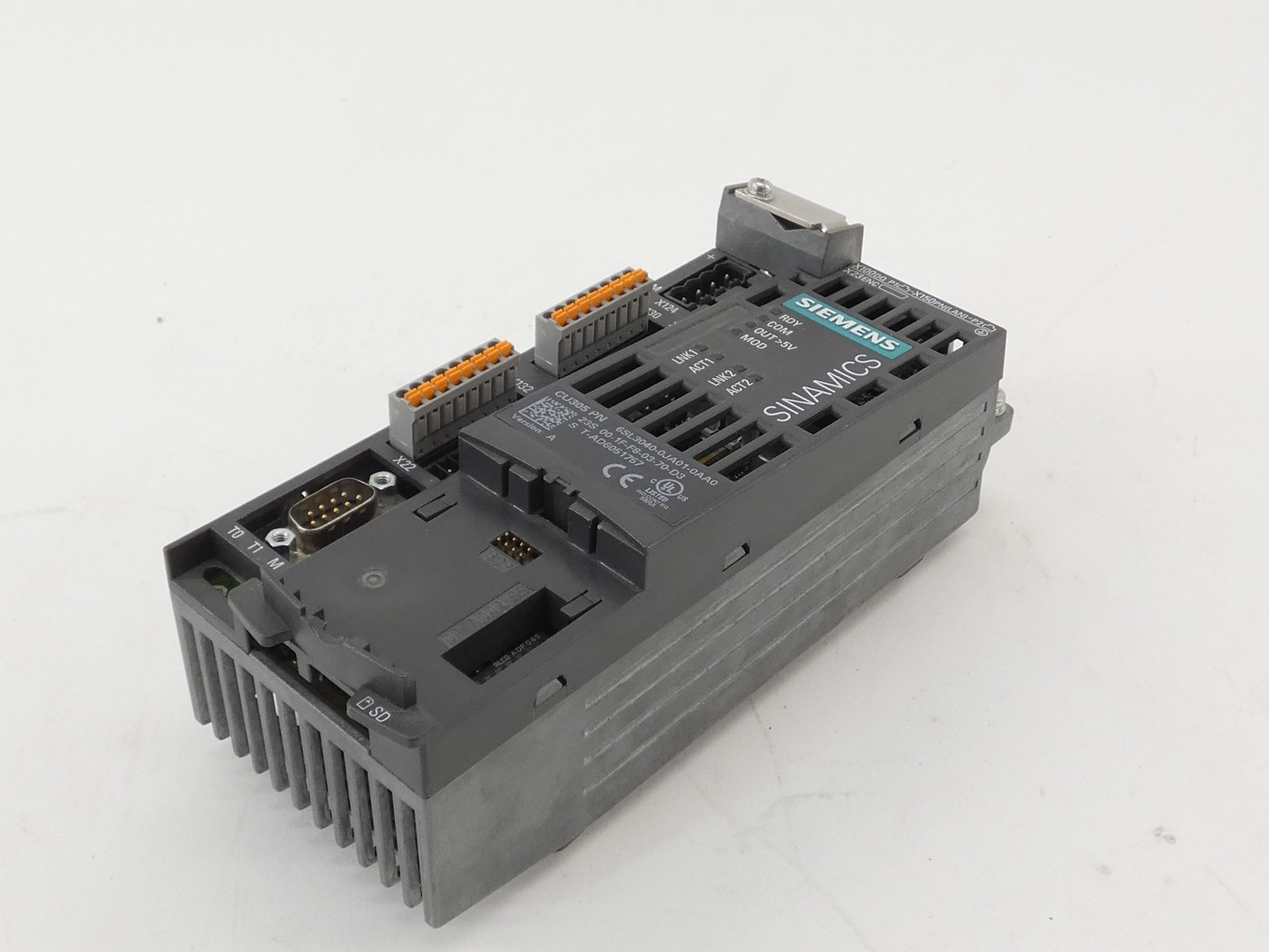 Siemens 6SL3040-0JA01-0AA0 Control Unit 24VDC Sinamics
