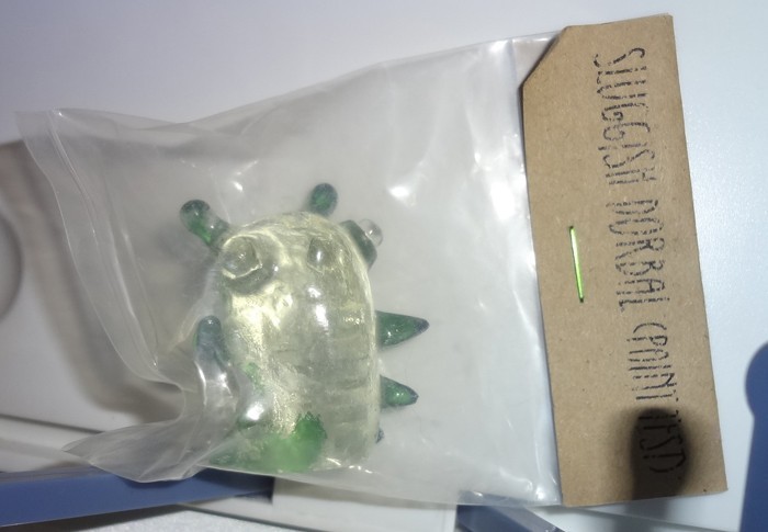 SawdustBear Shing Yin Khor Sluggish Dorbal Paint Test Leafy Green  DesignCon