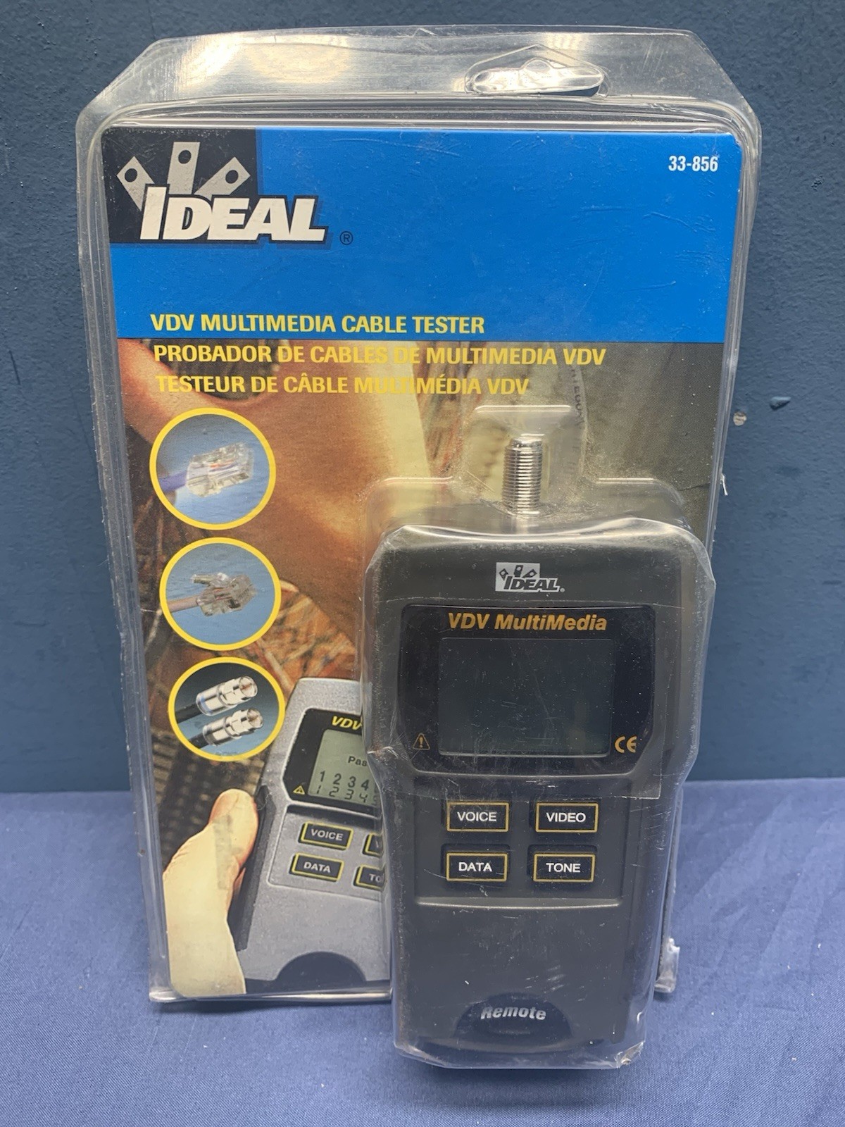 IDEAL #33-856 VDV Multimedia Cable Tester-NEW