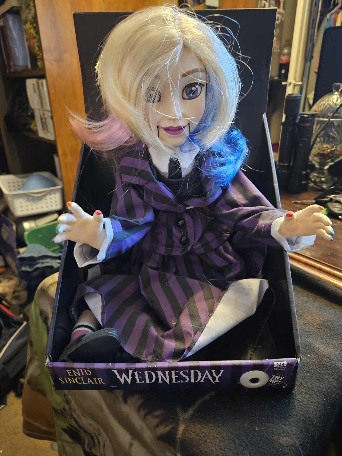enid sinclair wednesday sound and motion activated