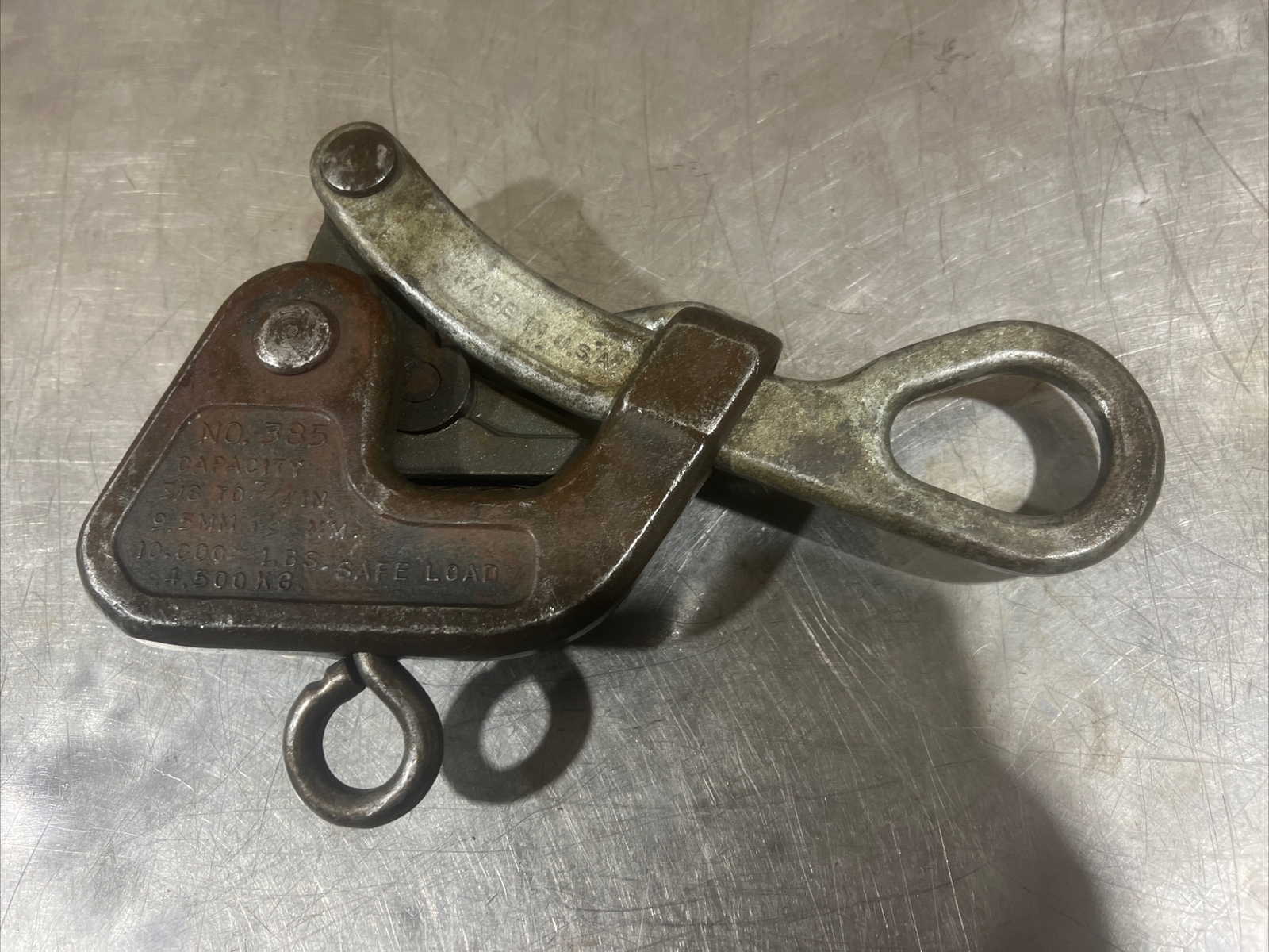 CRESCENT TOOL 385 CABLE WIRE GRIP PULLER 10,000 LBS CAP Used Surplus