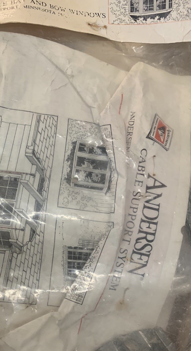 NEW Andersen Cable Support System Perma-Shield Angle Bay & Bow Windows 1355020
