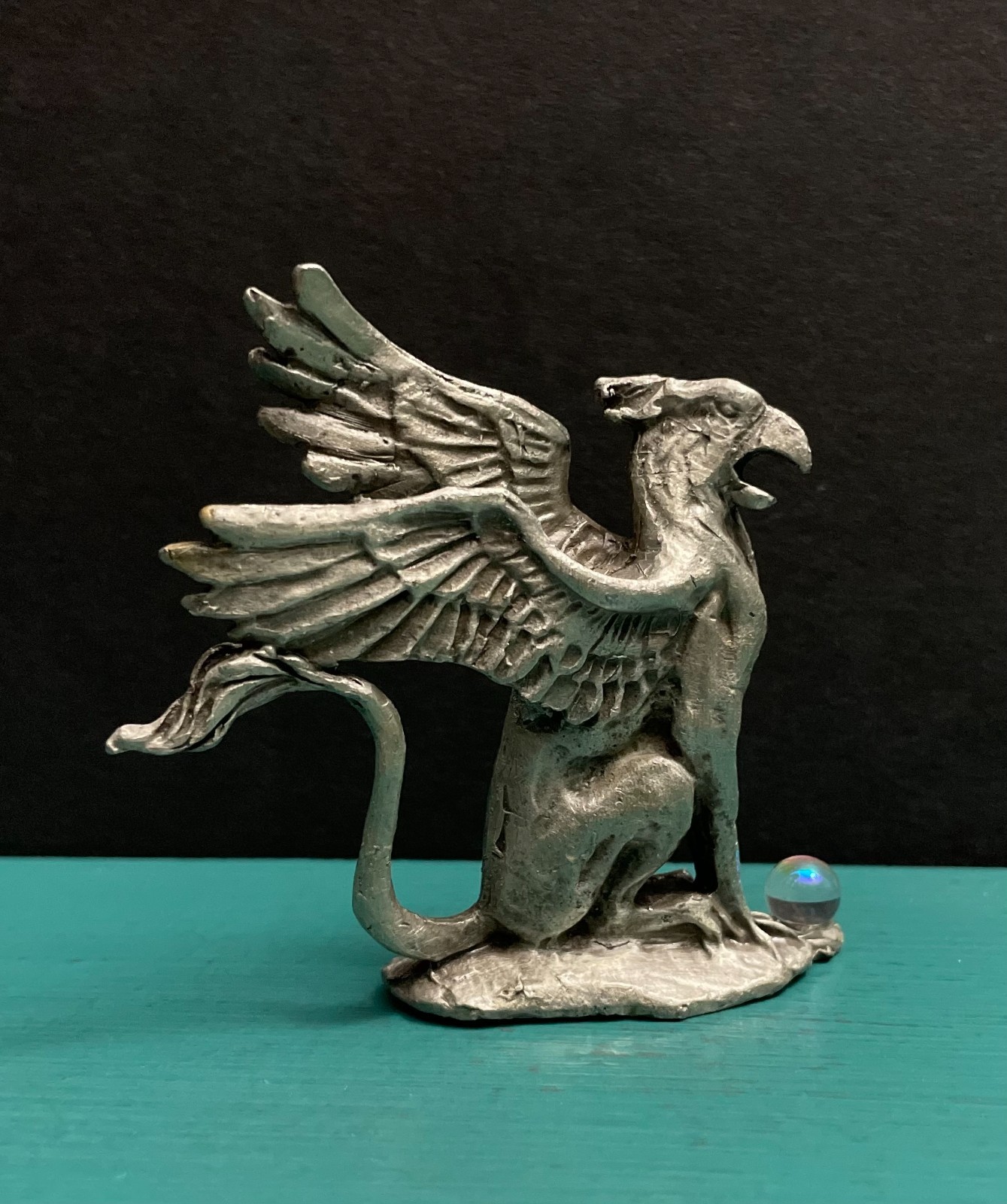 Gallo Pewter Mythical Griffin Griffon Bird Gargoyle Mini Figurine LOTR GOT RPG