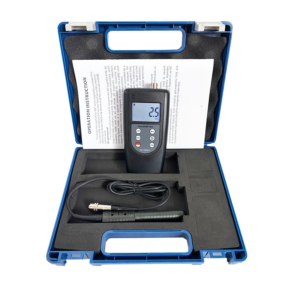 Gaussmeter Portable Tesla Meter with Measuring Range 0~200mT~2000mT Accuracy 1%