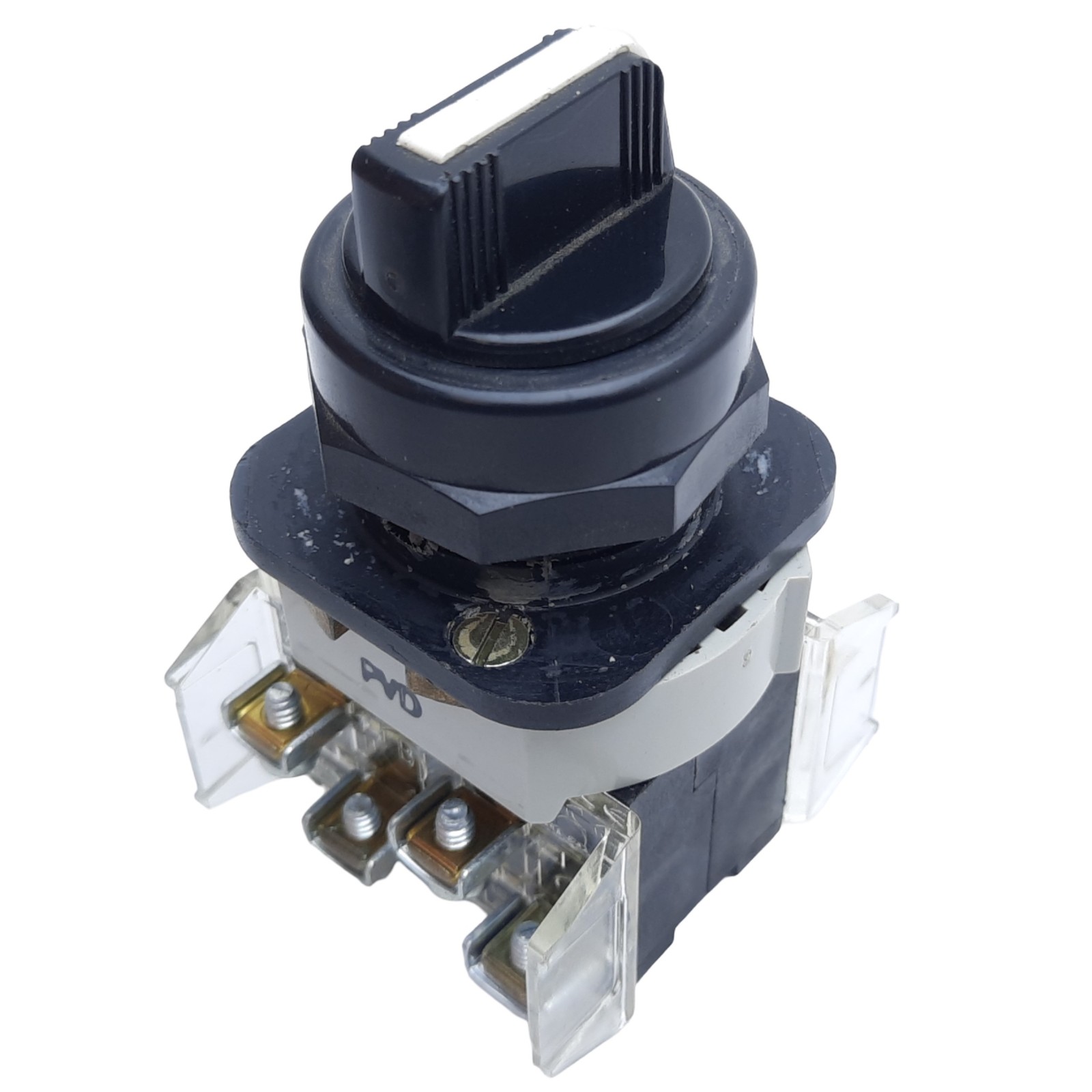 Allen Bradley 800H-JR4 Selector Switch, 3-Position Knob, 30mm, Spring Return