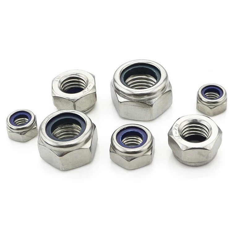 M2-M5 Hex Hexagon Nylon Insert Lock Nut Self–locking Nylock Locknut
