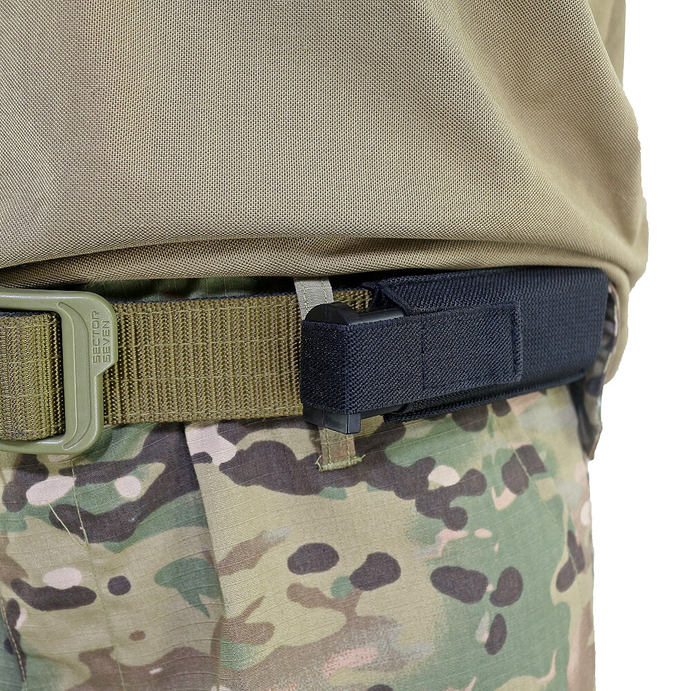 US Horizontal Mag Carrier for Concealed Carry Extra Pistol Magazine Belt Holder