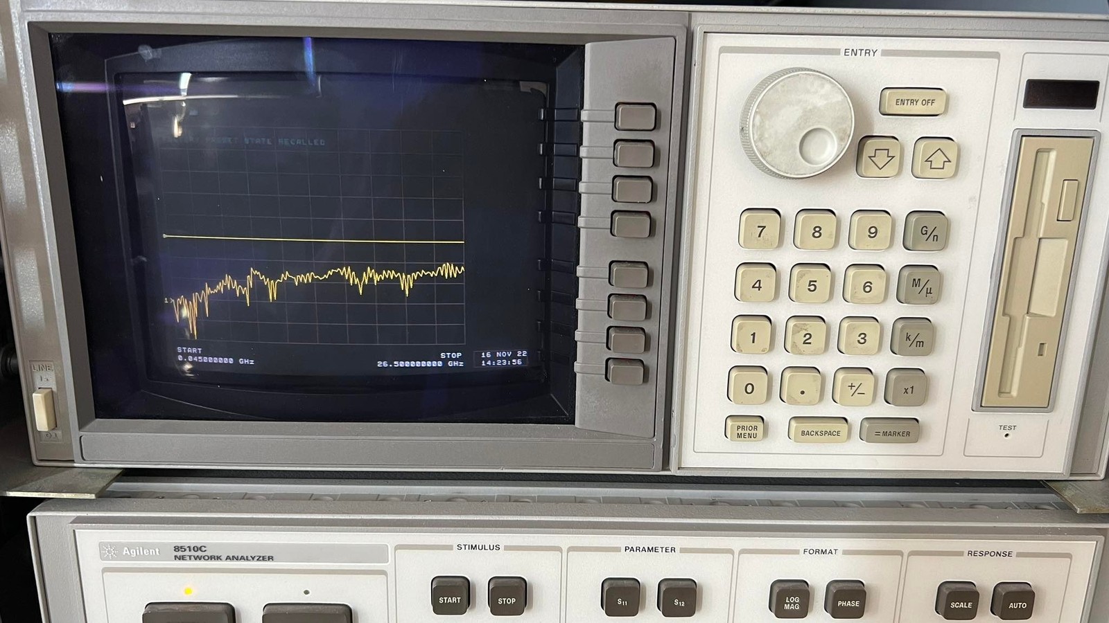 HP Microwave Network Analyzer 45Mhz-26.5Ghz 8510C 83630L 8515A