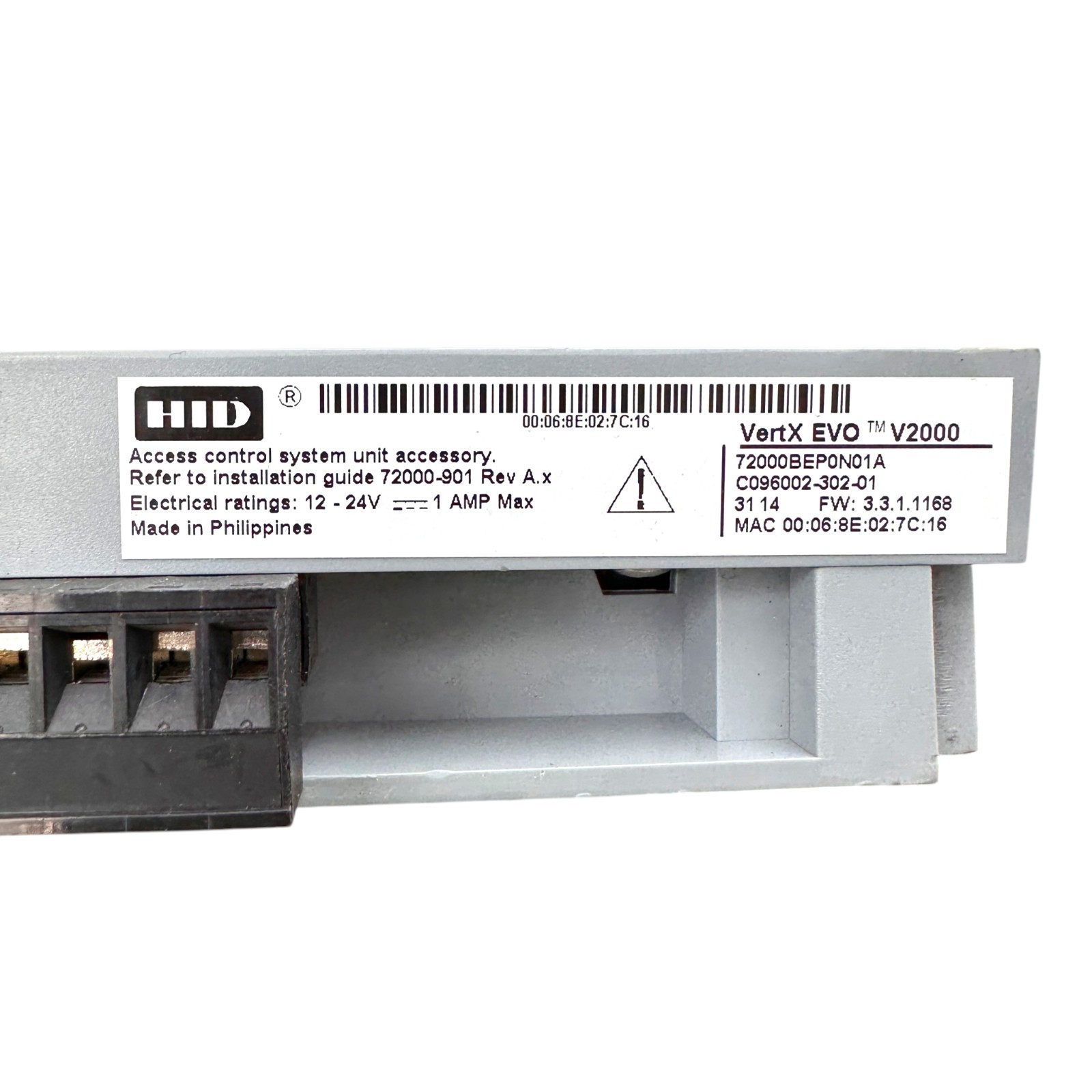HID VertX EVO V2000 Access Control Reader Board 72000BEP0N01A Cbord