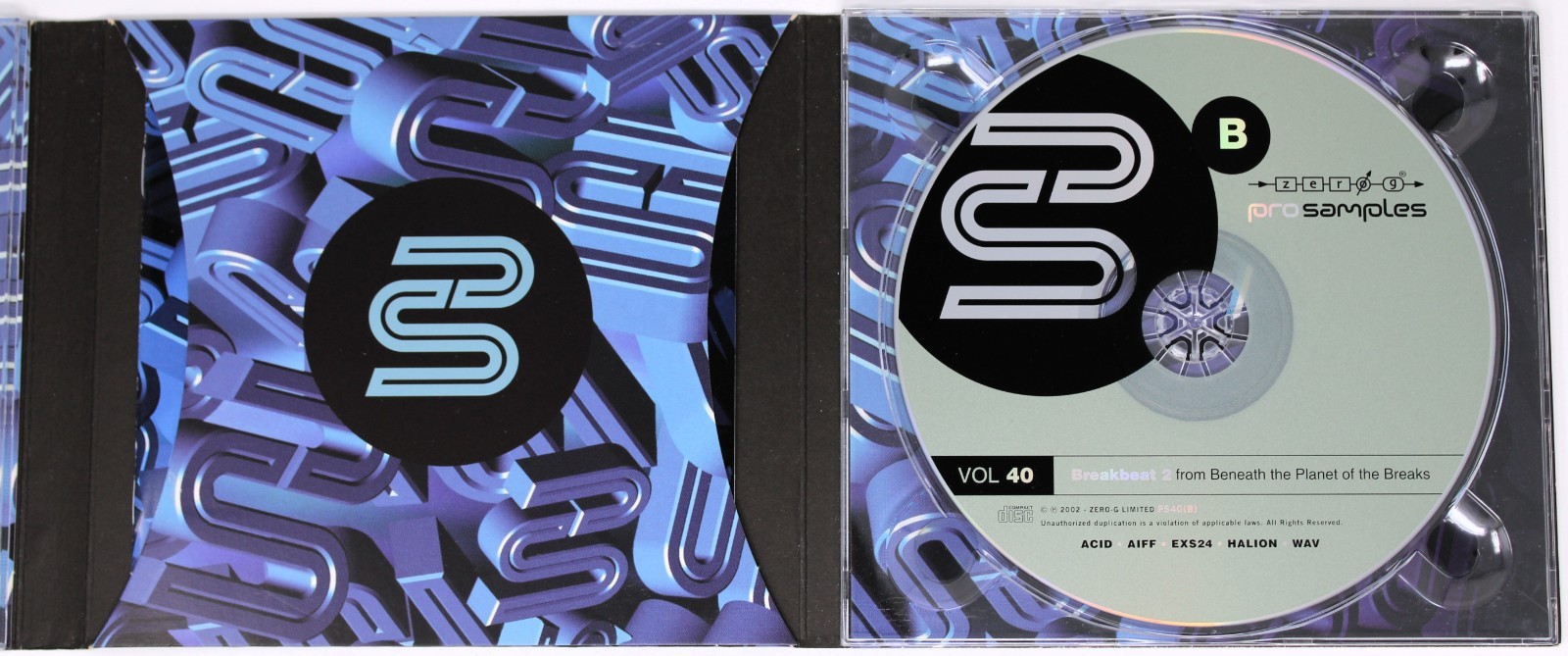 Zero-G Pro Samples 40 Breakbeat 2 Sample/Sound Library/Sampling 2 CD