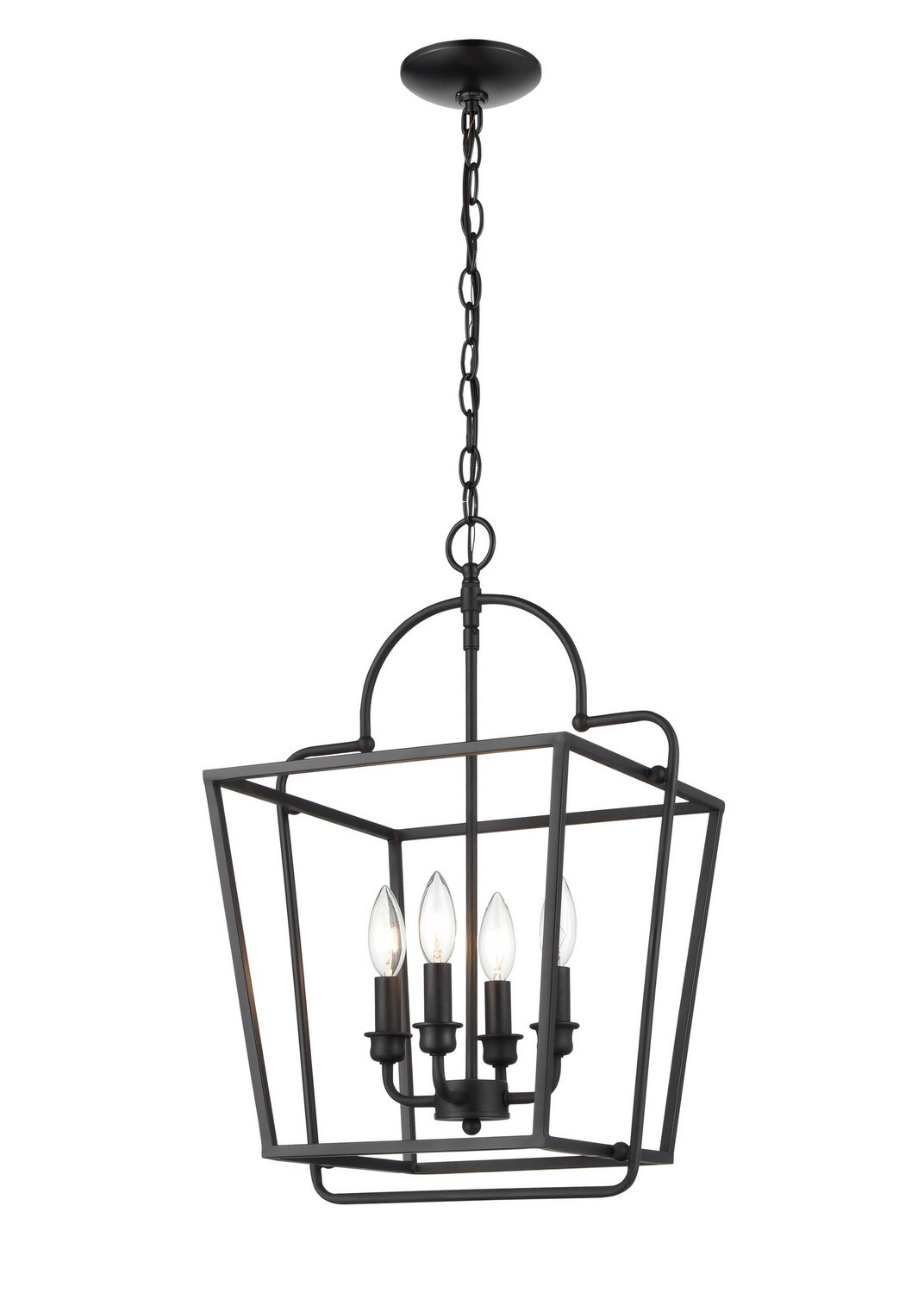 Millennium 15" Open Frame - Black 4-Light