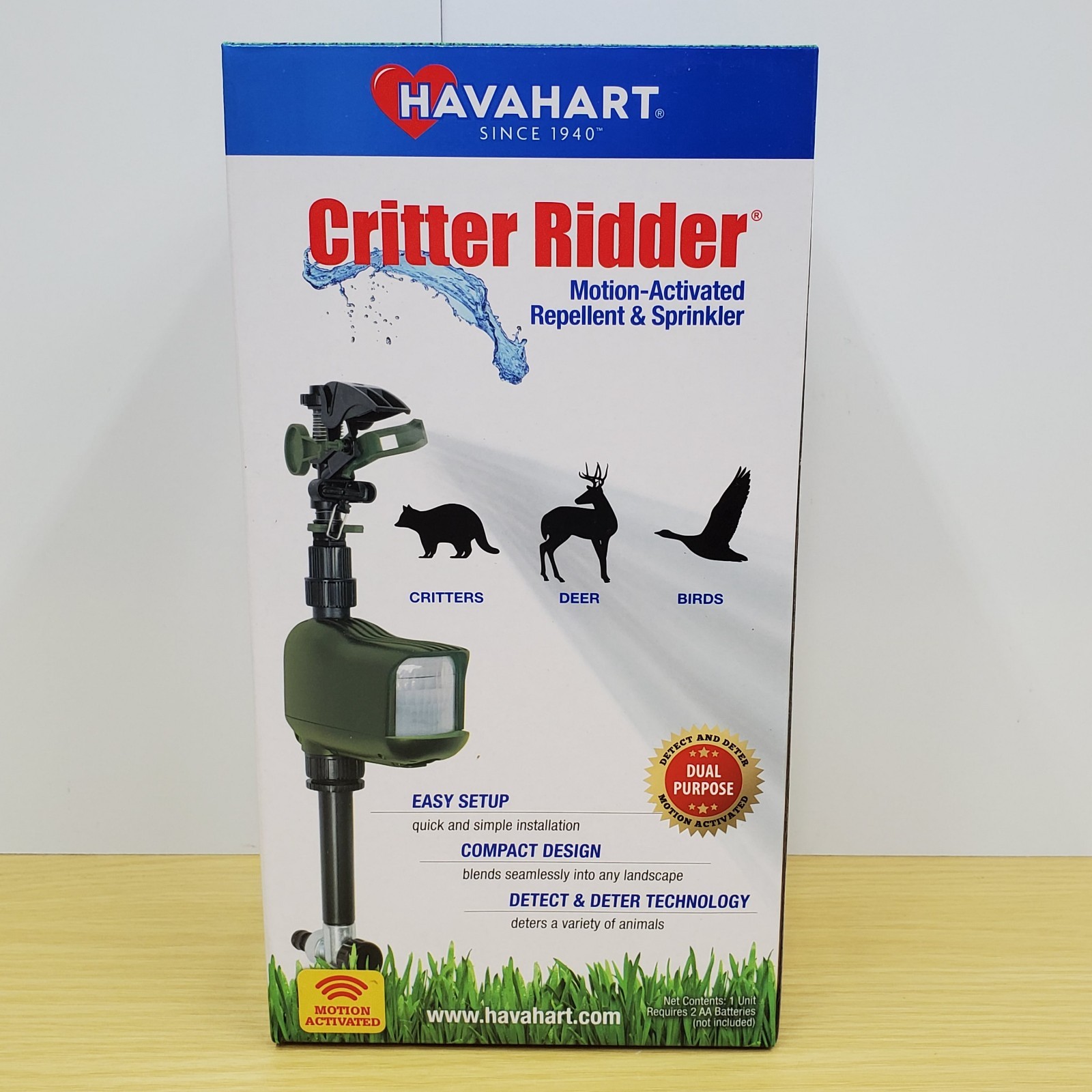 Havahart 5277 Critter Ridder Motion Activated Animal Repellent Sprinkler