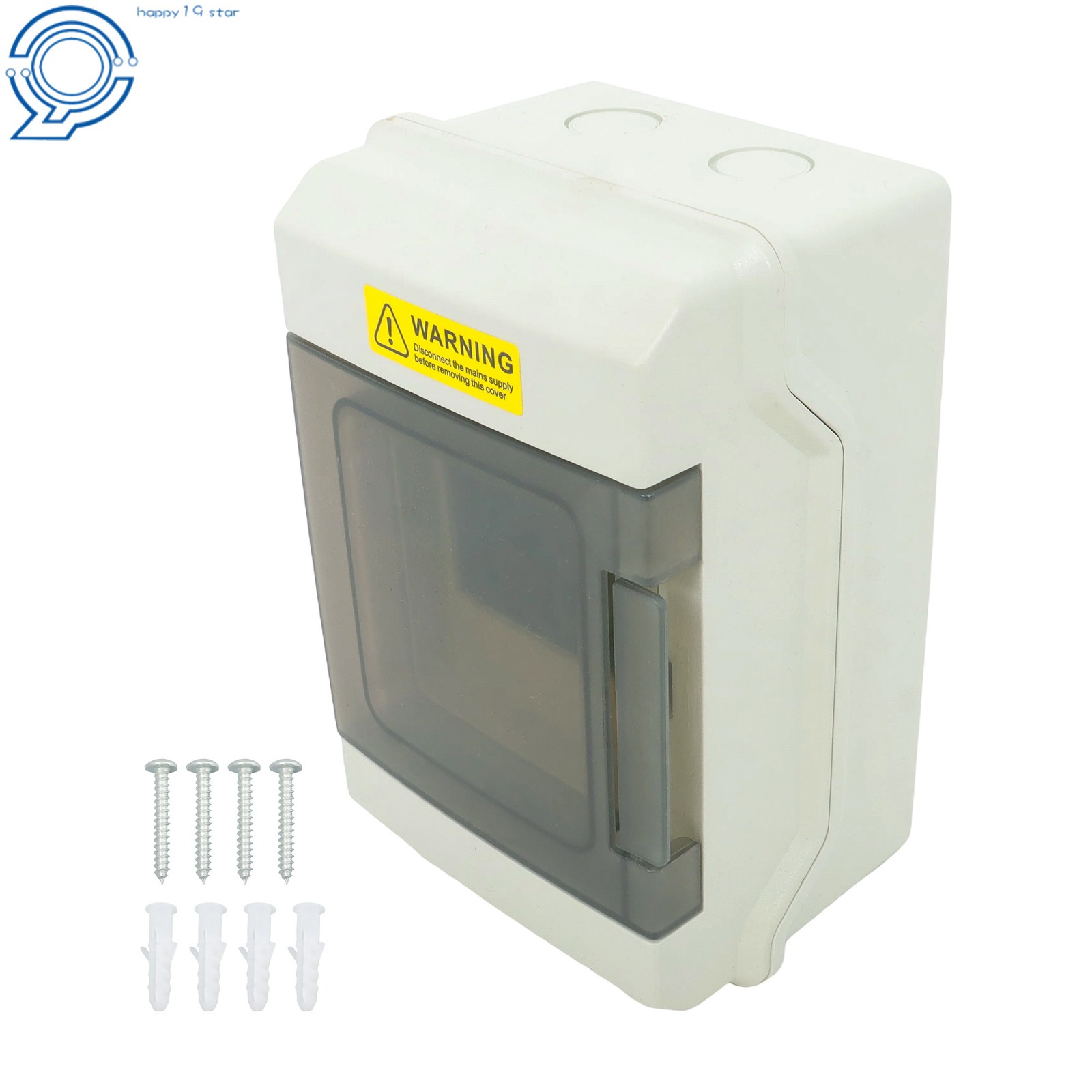 4 Way Din Rail Box for Mini Circuit Breaker – IP66, Bus Bars, Outdoor Use