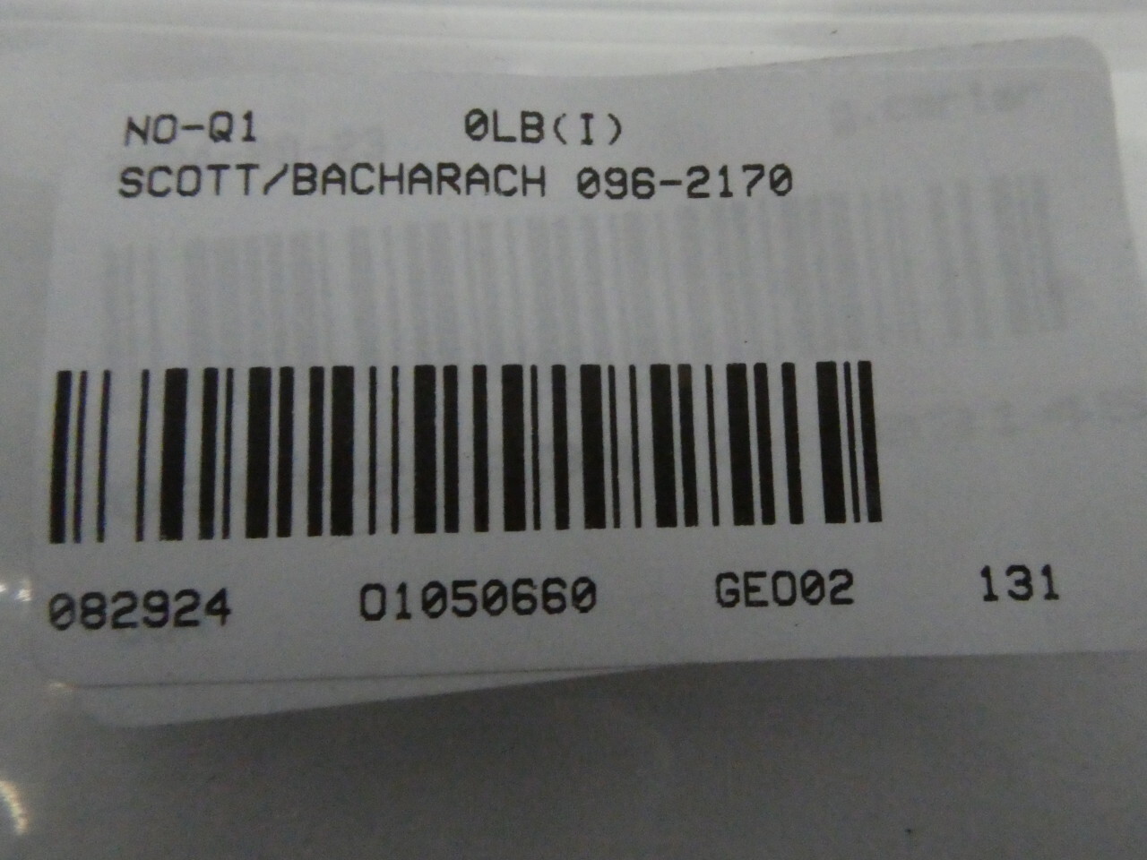 Scott/bacharach 096-2170 Series 4600 Transmitter Sensor