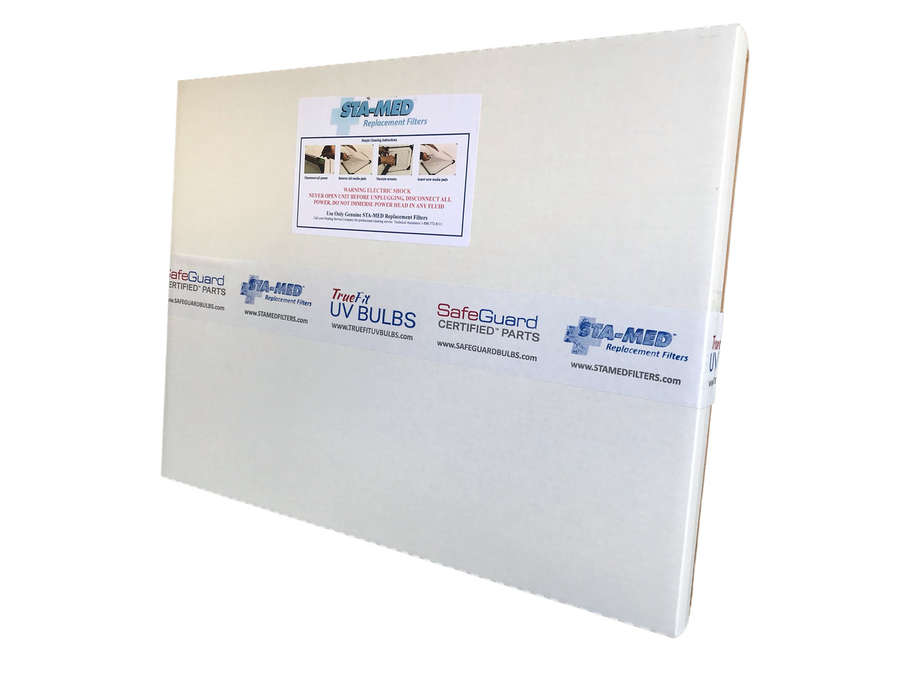 Sta-Med Electronic Air Cleaner Replacement Pads | 4 Changes - 20x25