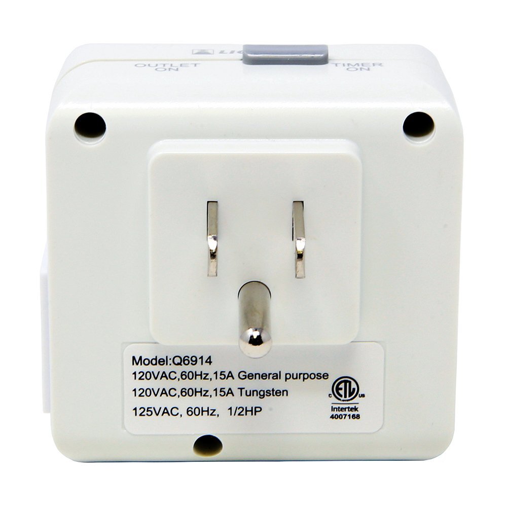 Q6914 Mechanical Timer For Low Voltage Landscape Lighting Transformer